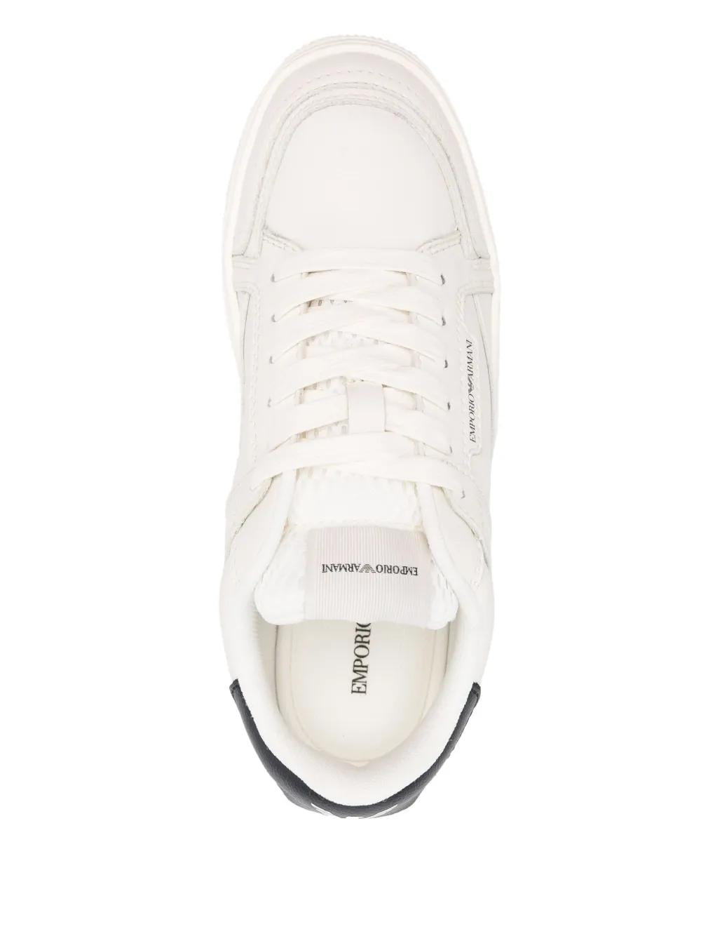 EMPORIO ARMANI Women’s Classic Leather Sneakers