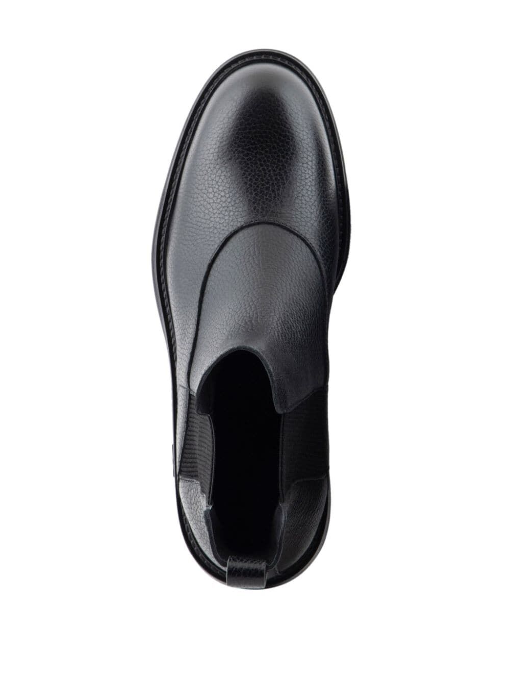 EMPORIO ARMANI Men's Leather Boots - FW24 Collection