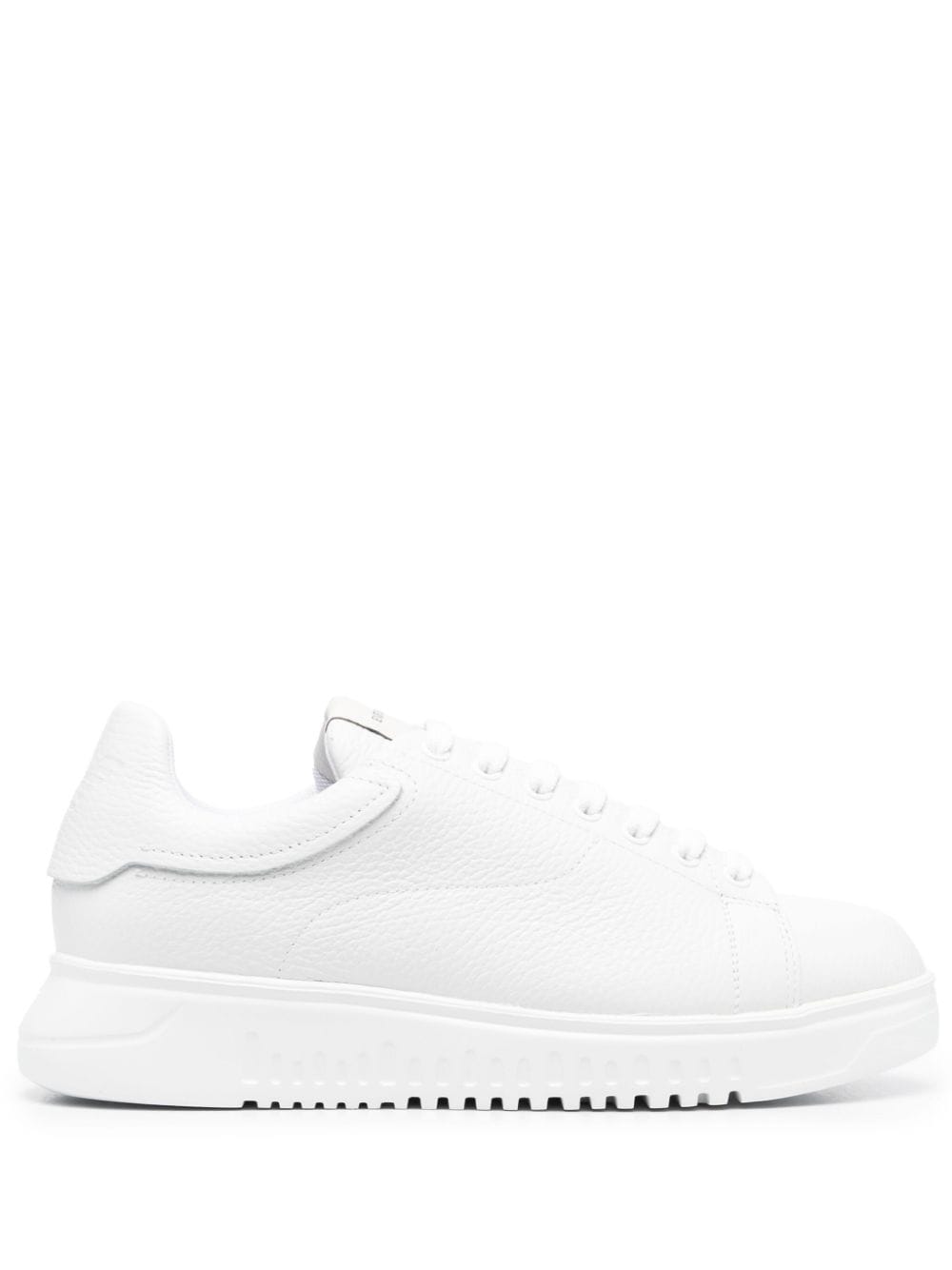 EMPORIO ARMANI Men's Leather Low-Top Sneakers