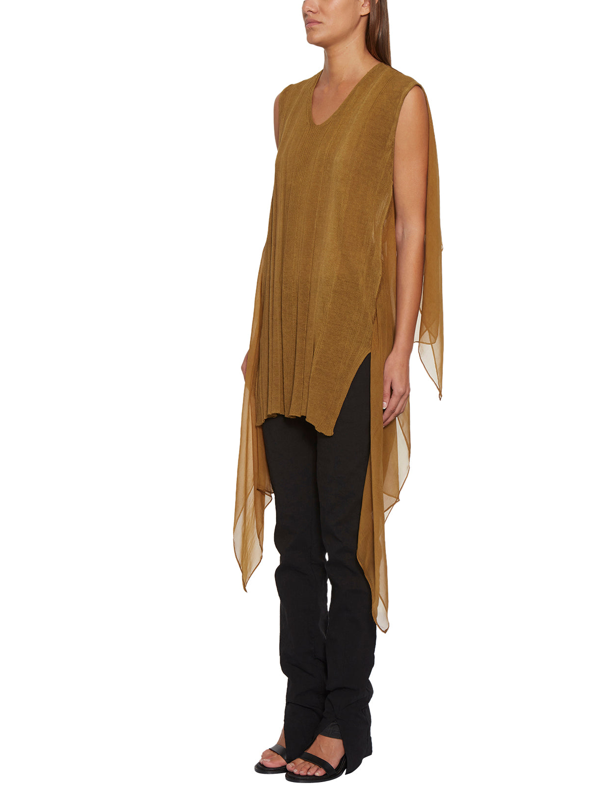 MASNADA Chiffon Mini Tank Top - Size S