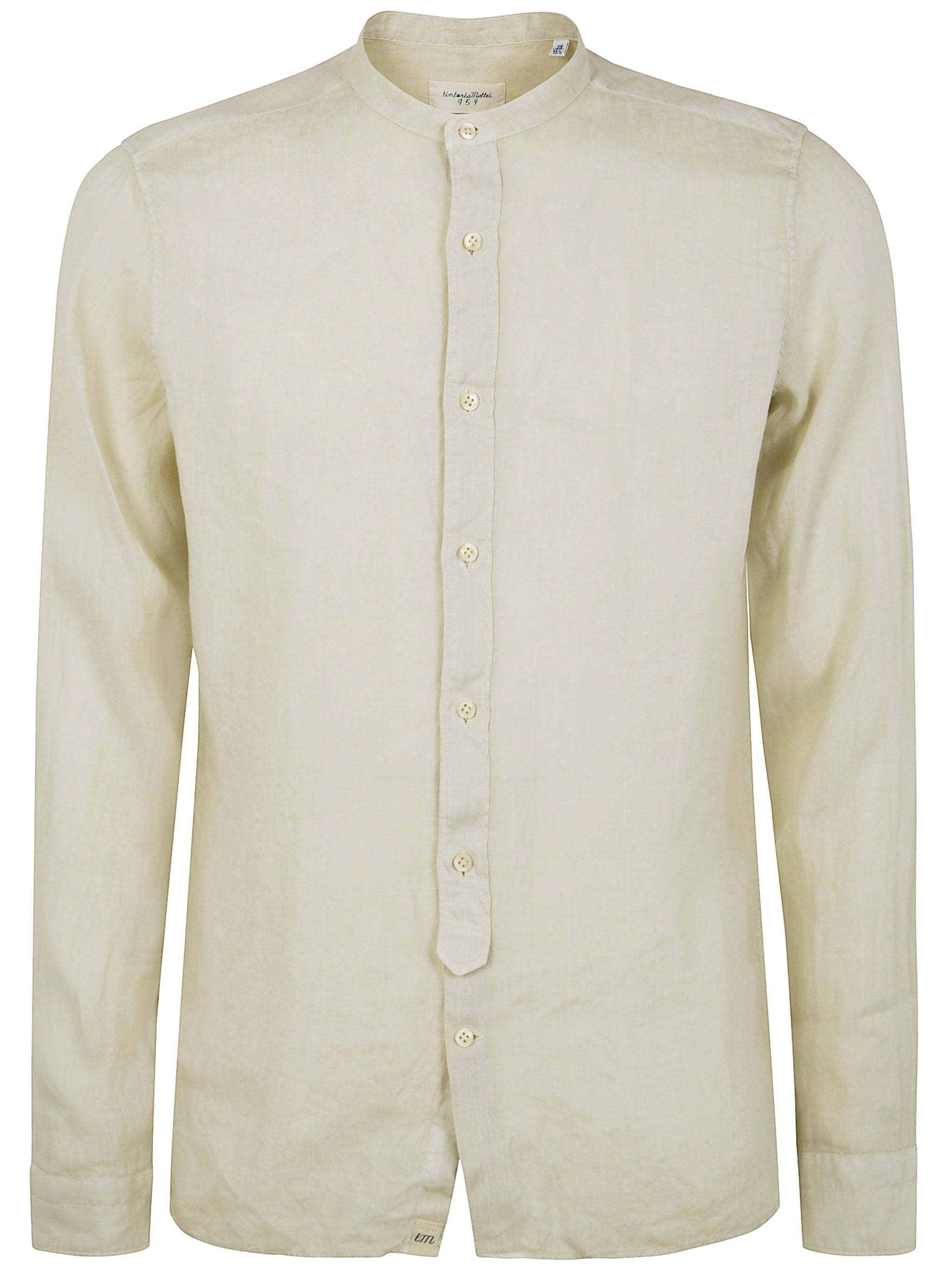 TINTORIA MATTEI Guru Neck Linen Shirt - SS25
