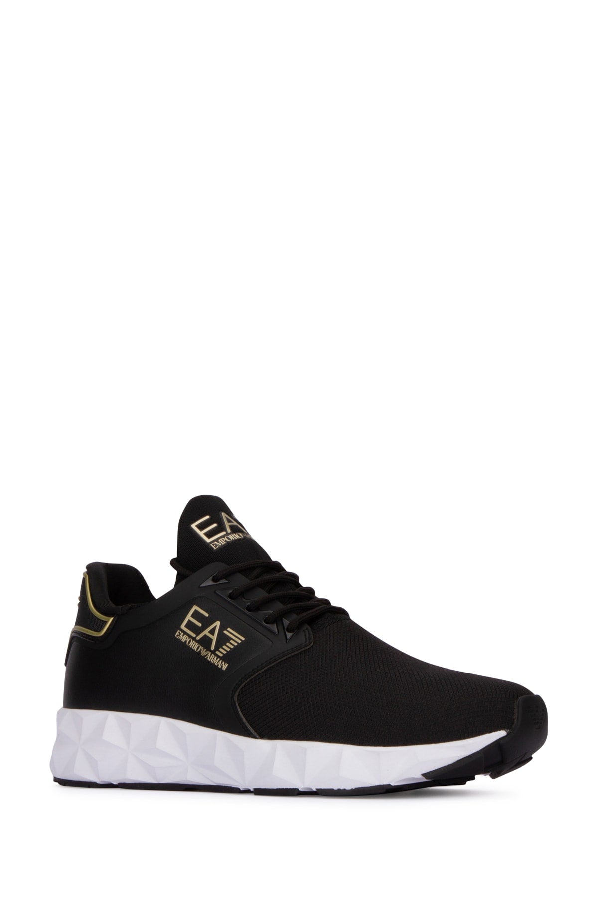 EA7 Lace Up Contrast Sole Sneakers