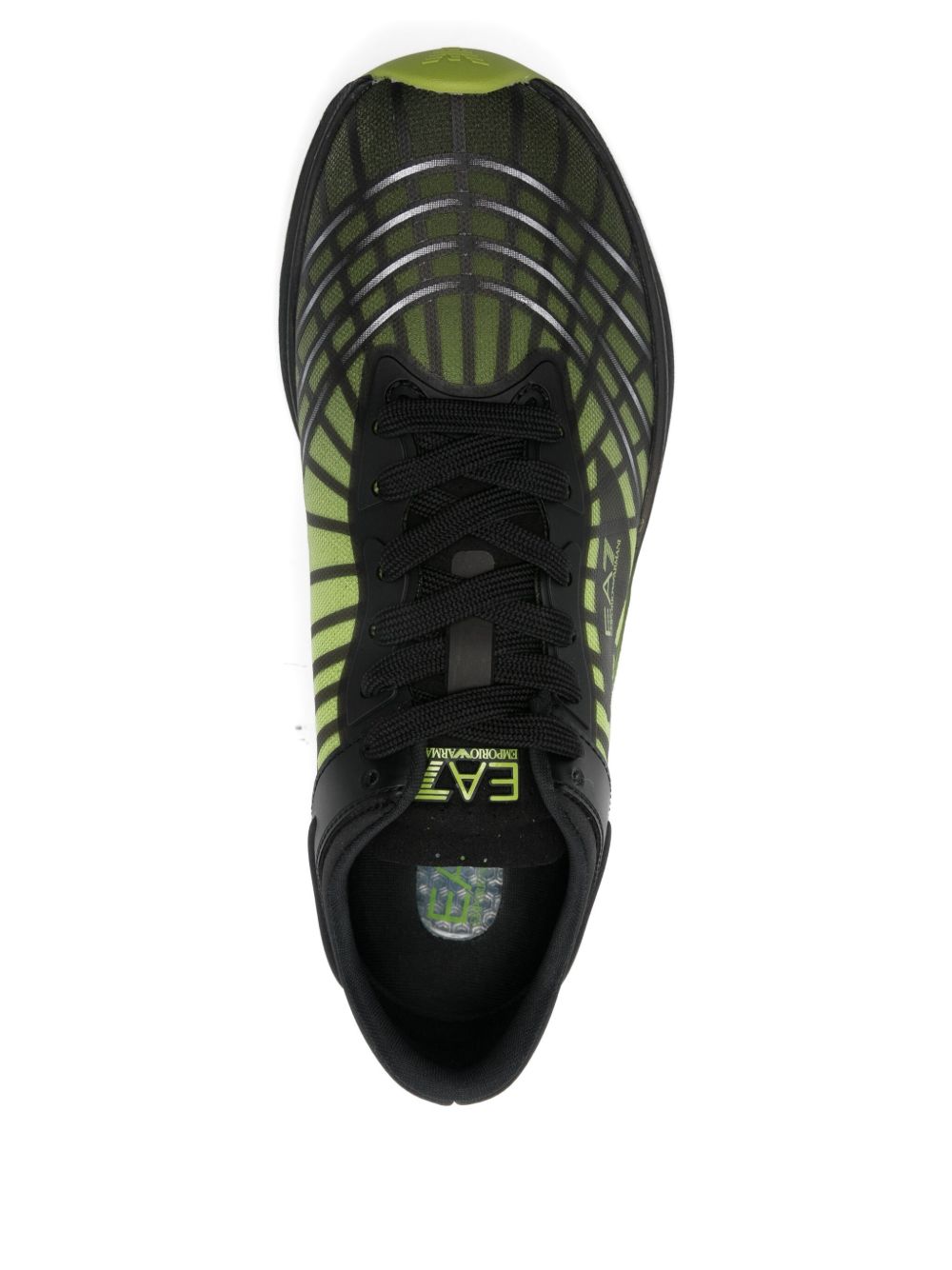 EA7 Patterned Lace-Up Sneakers for Men