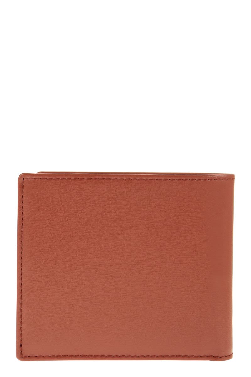 TOD'S Men's Mini Leather Wallet with Timeless Logo - 11 x 9.5 x 1.5 cm