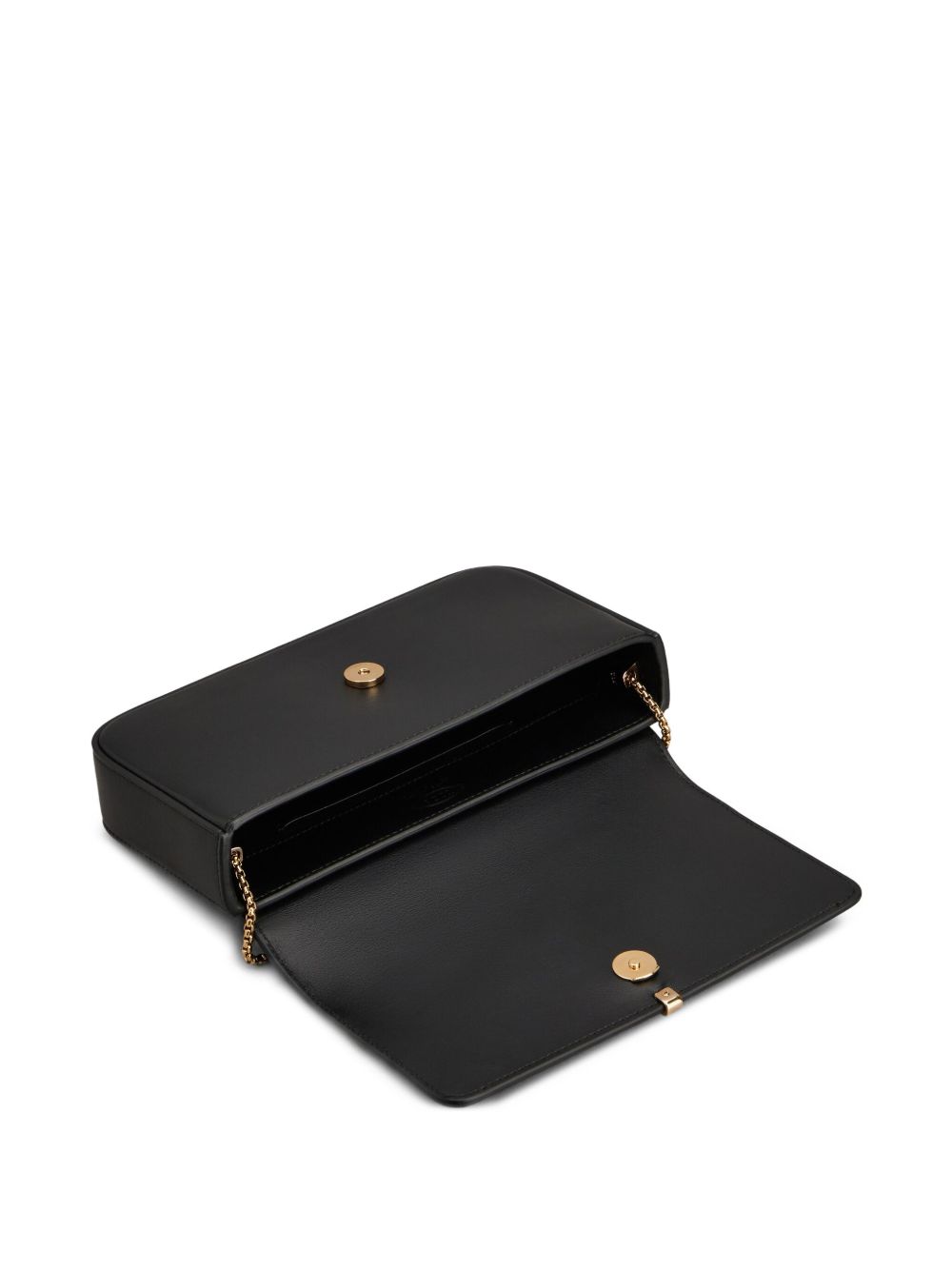 TOD'S Mini Flap Leather Handbag with Chain Strap