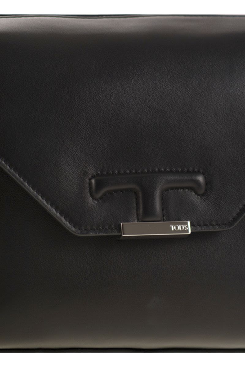 TOD'S Timeless Mini Leather Shoulder Bag