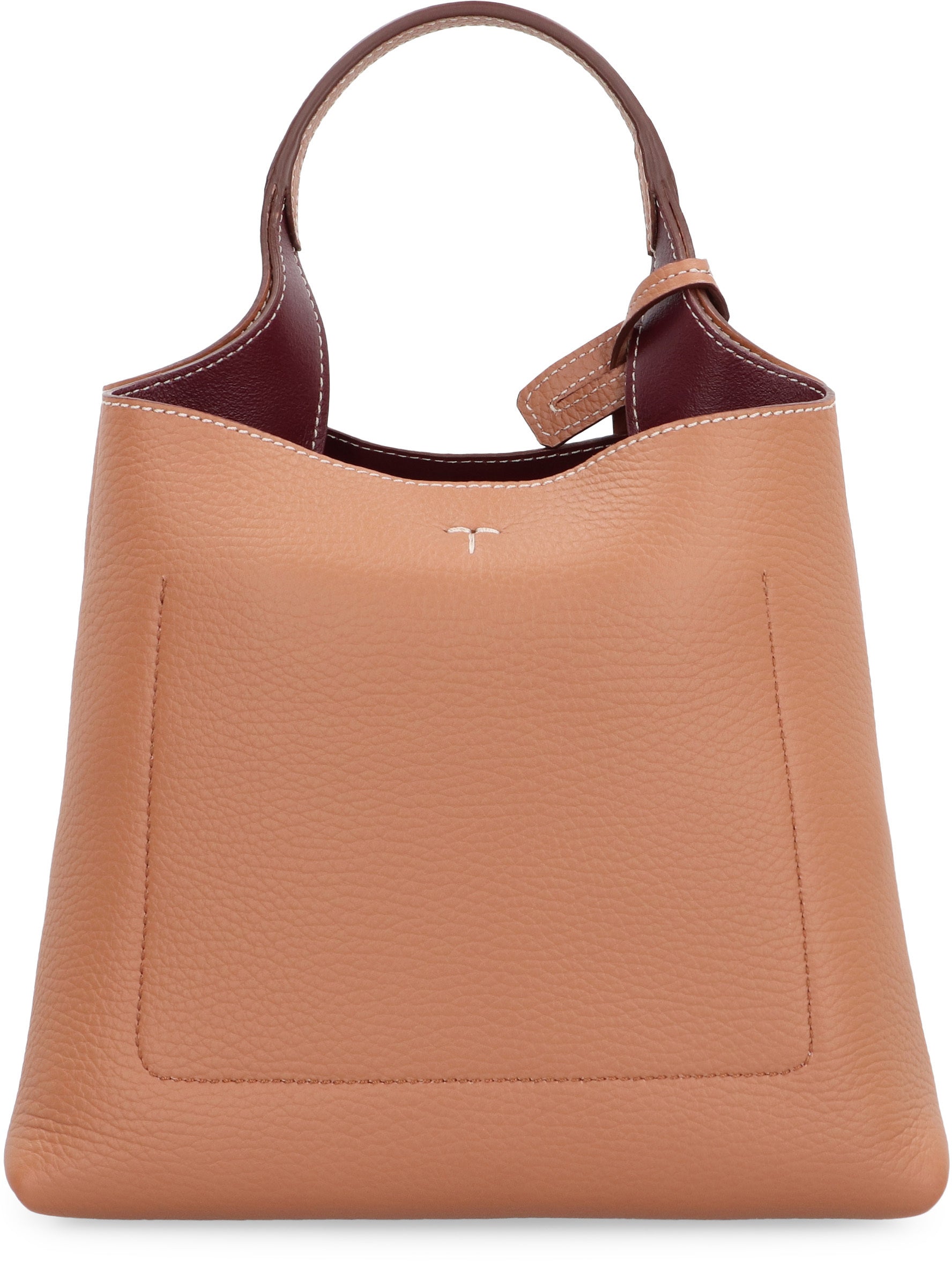 TOD'S Timeless Leather Handbag - Width 21.5 cm, Height 19.5 cm, Depth 13 cm