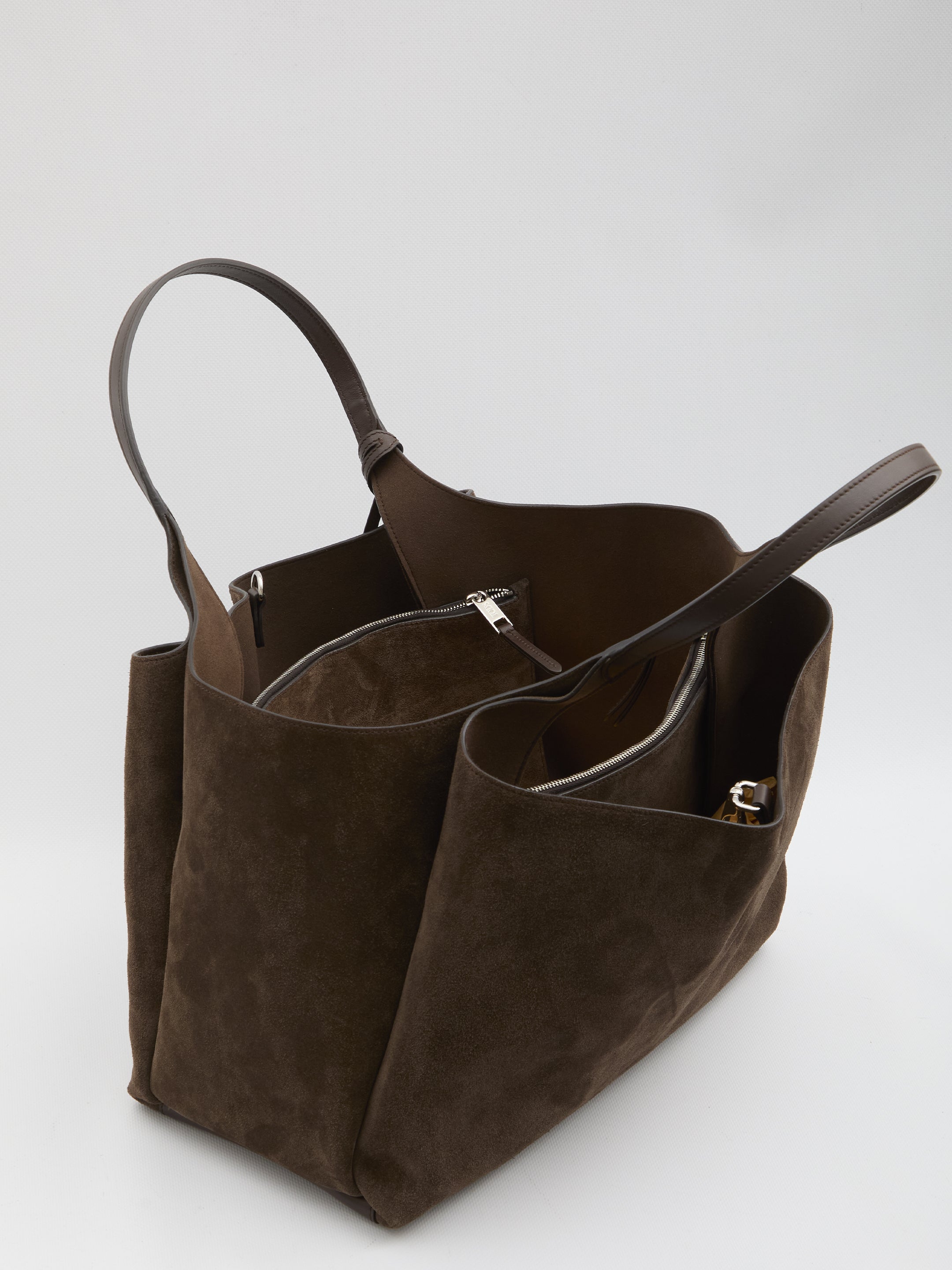 TOD'S Medium T Pendant Logo Handbag with Two Handles