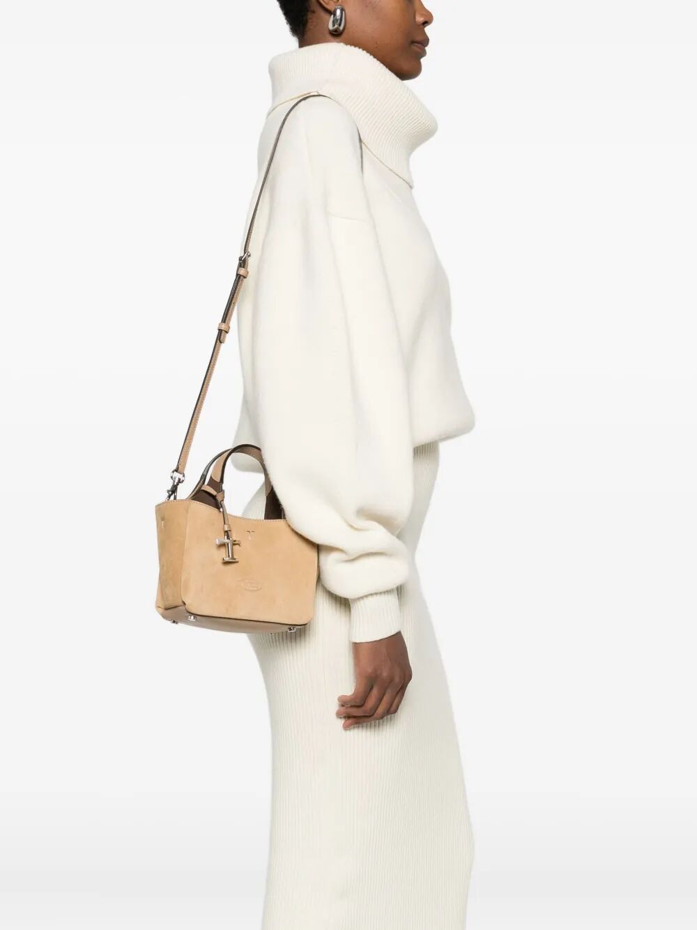 TOD'S Rain-Resistant Crosta Luxor Mini Handbag