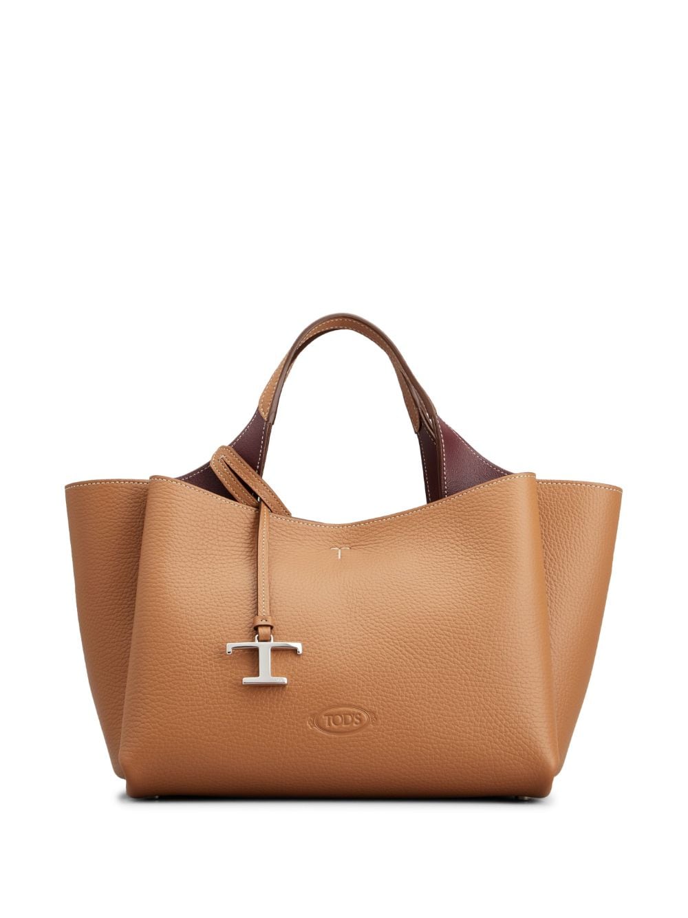 TOD'S Mini Leather Shopping Handbag