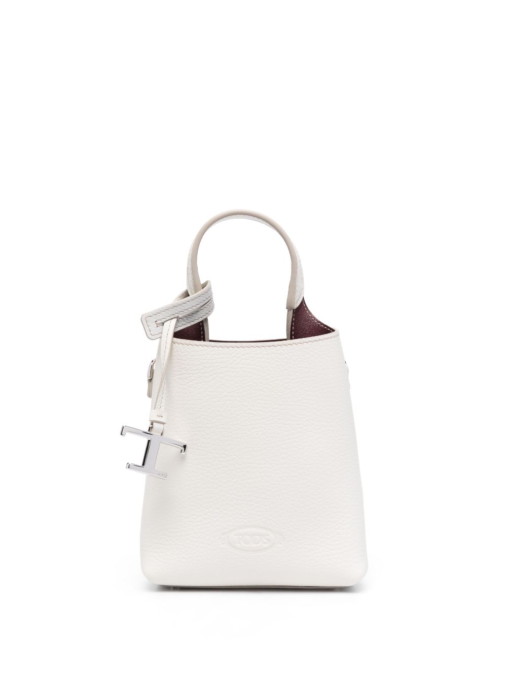 TOD'S Mini Leather Micro Bucket Handbag