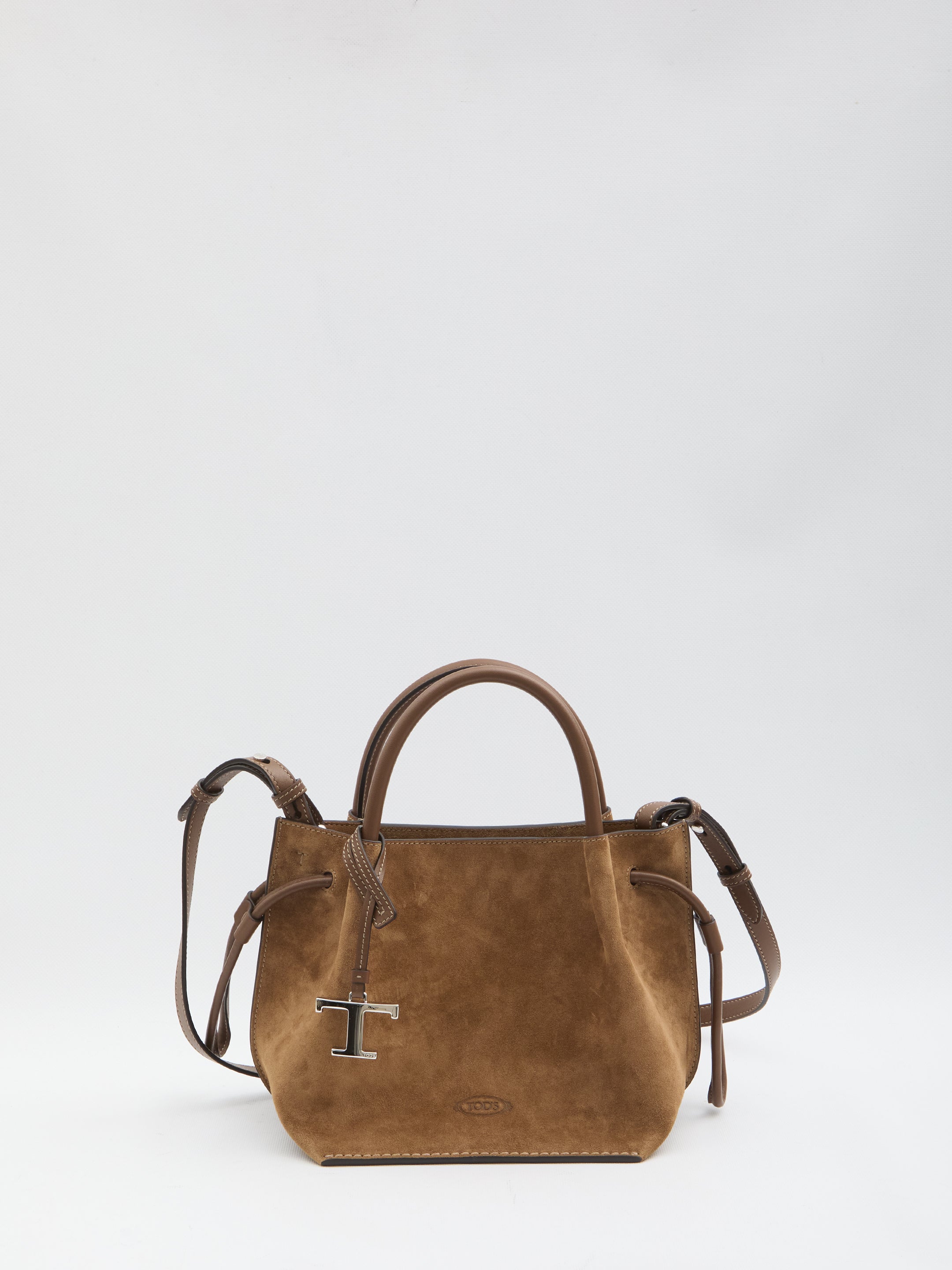 TOD'S Mini Bucket Handbag with Drawstring Closure