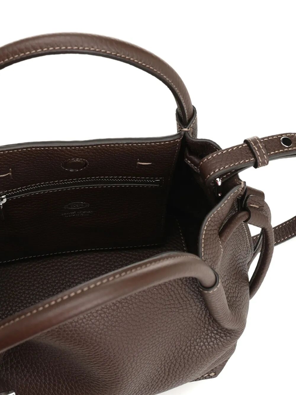 TOD'S Mini Leather Bucket Handbag