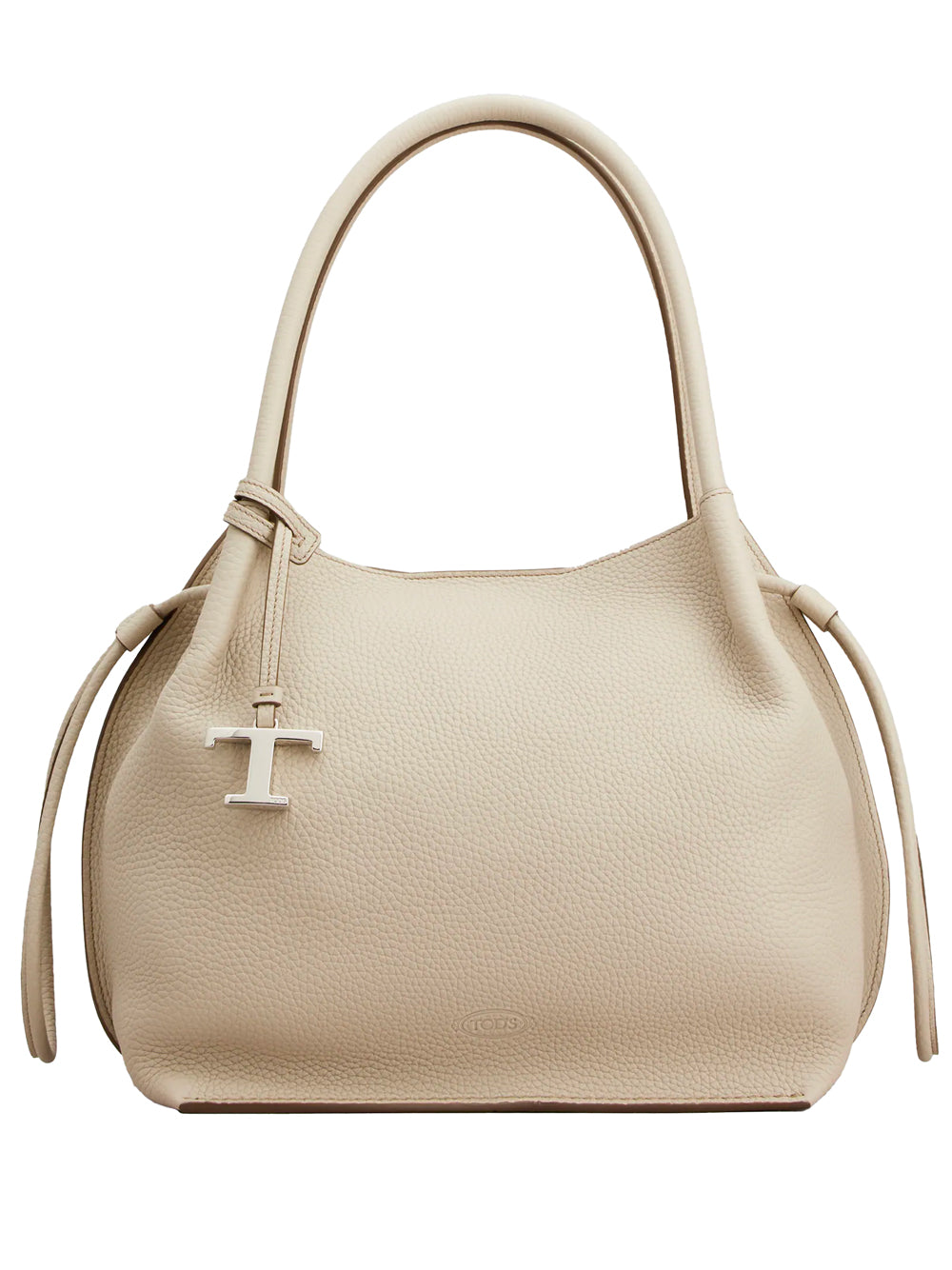 TOD'S Hammered Leather Bucket Handbag - 36cm x 27cm x 17cm