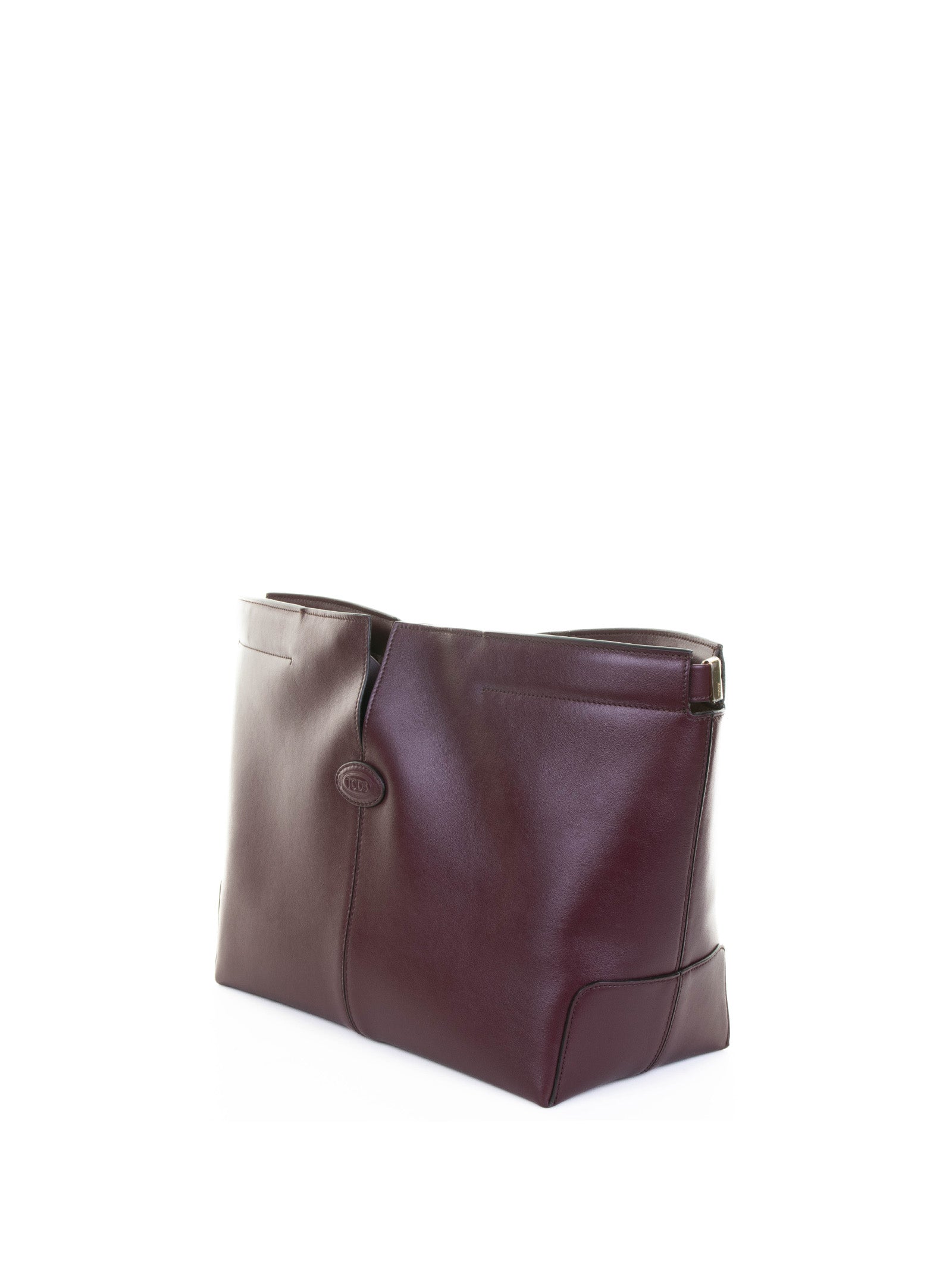 TOD'S Medium-Small Leather Folio Handbag