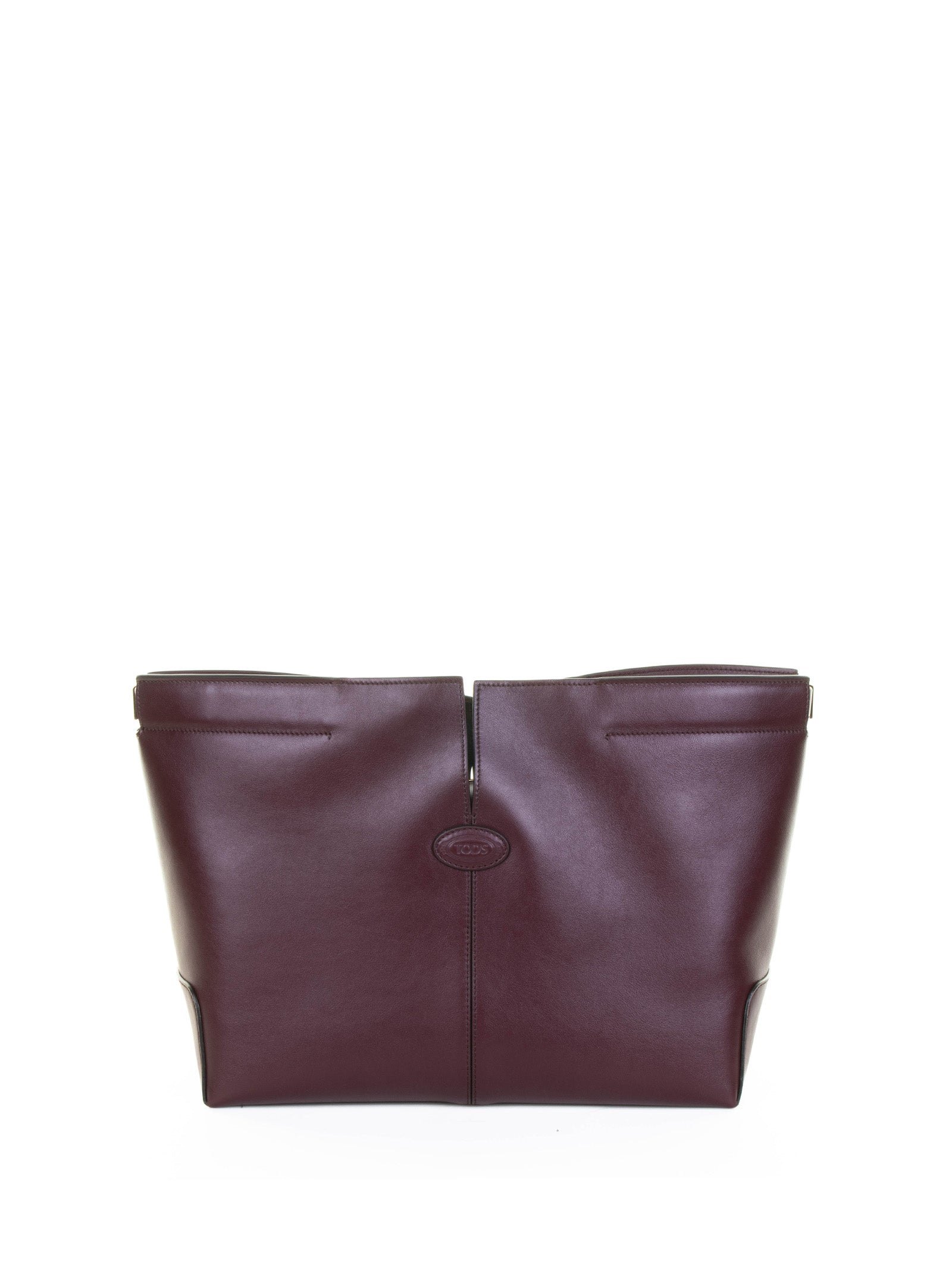 TOD'S Medium-Small Leather Folio Handbag