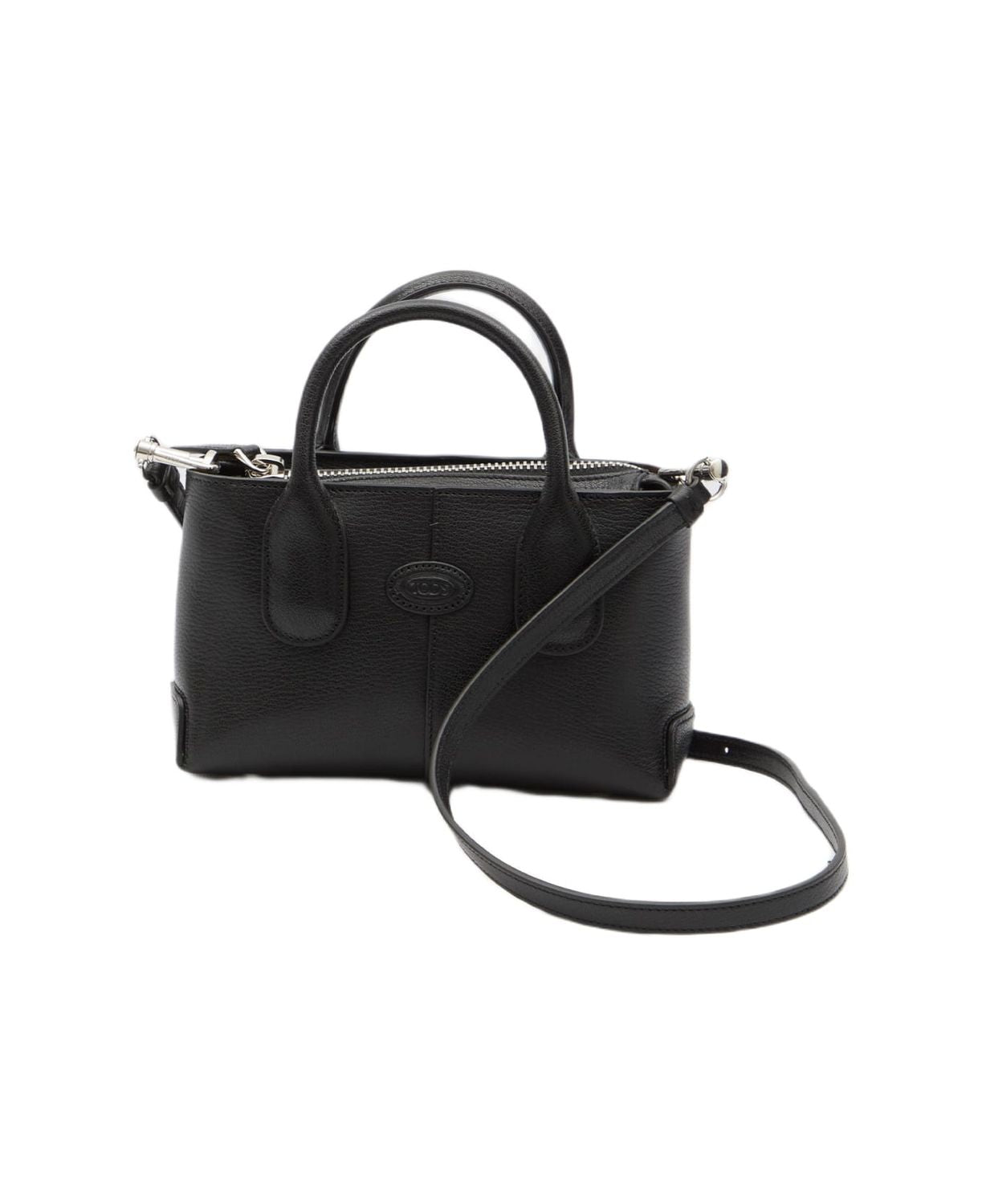 TOD'S Mini Leather Handbag with Shoulder Strap