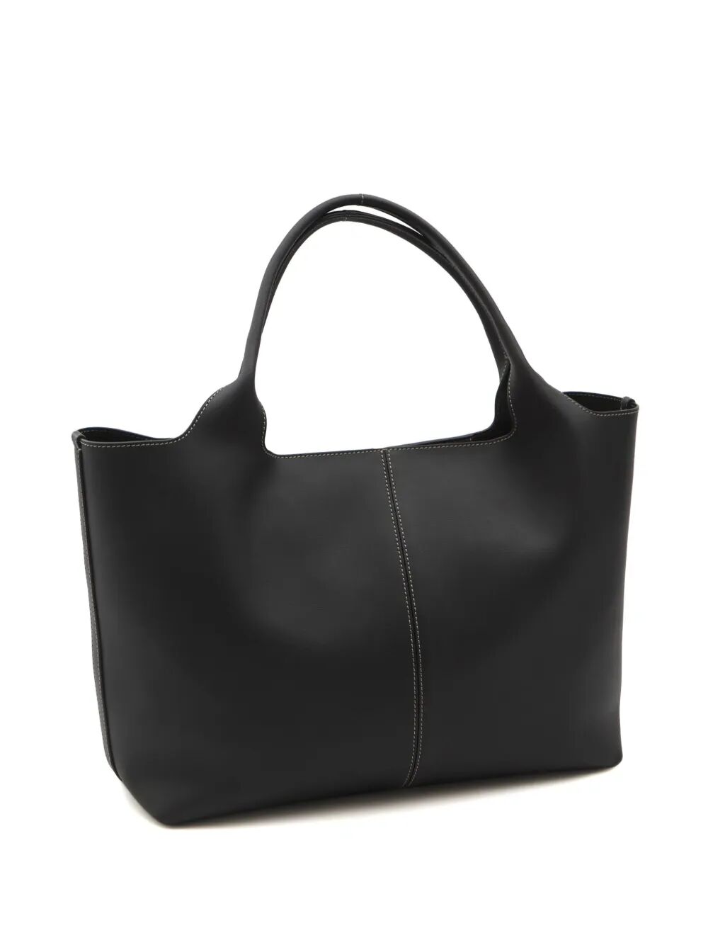 TOD'S Medium-Small Leather Shopping Handbag