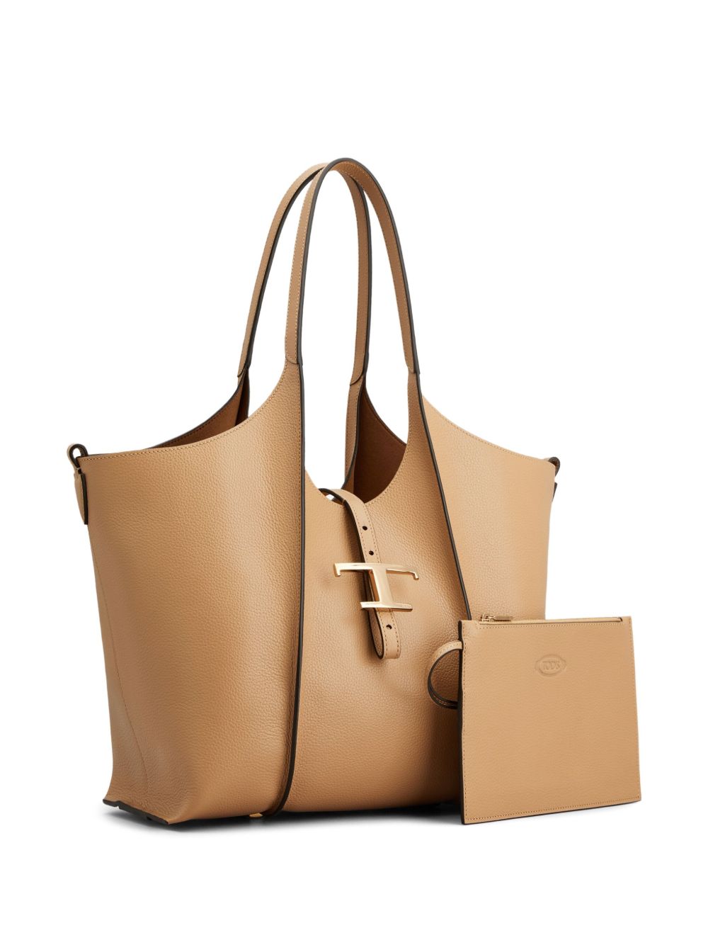 TOD'S Timeless Small Leather Shopping Handbag