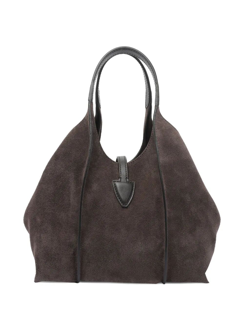 TOD'S Classic Suede Leather Shoulder Handbag with T-Buckle