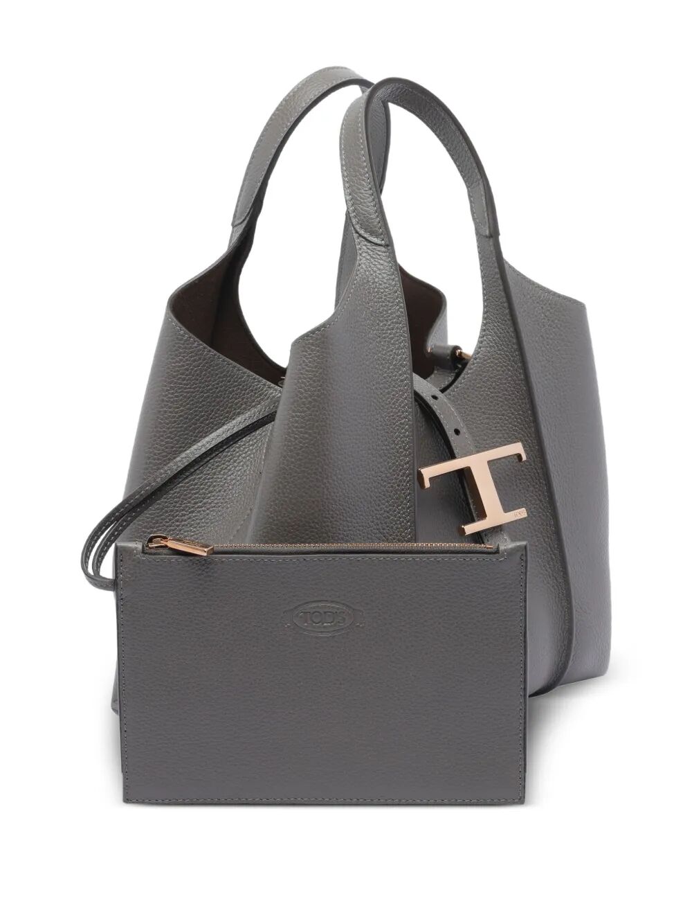 TOD'S Mini Leather Shopping Handbag