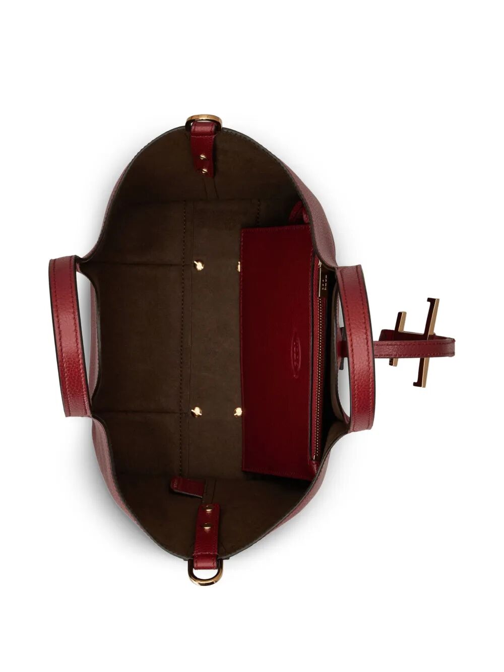 TOD'S Mini Leather Shopping Handbag