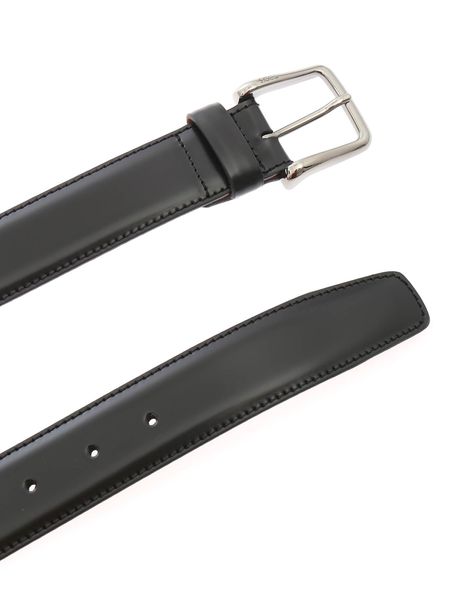 TOD'S Leather Square Buckled Belt - 4CM Width