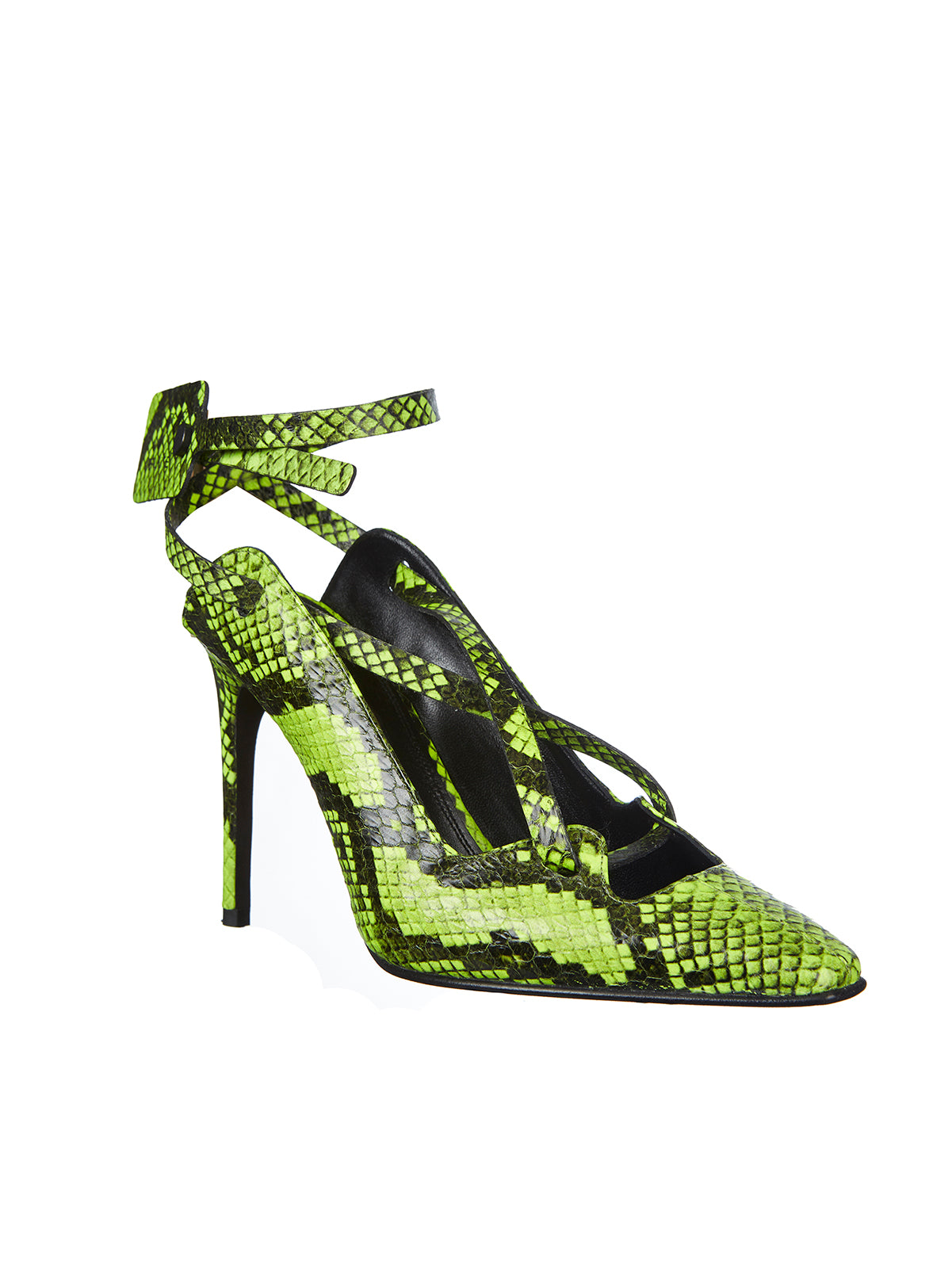 OFF-WHITE Python Sandal with Adjustable Strap for Women