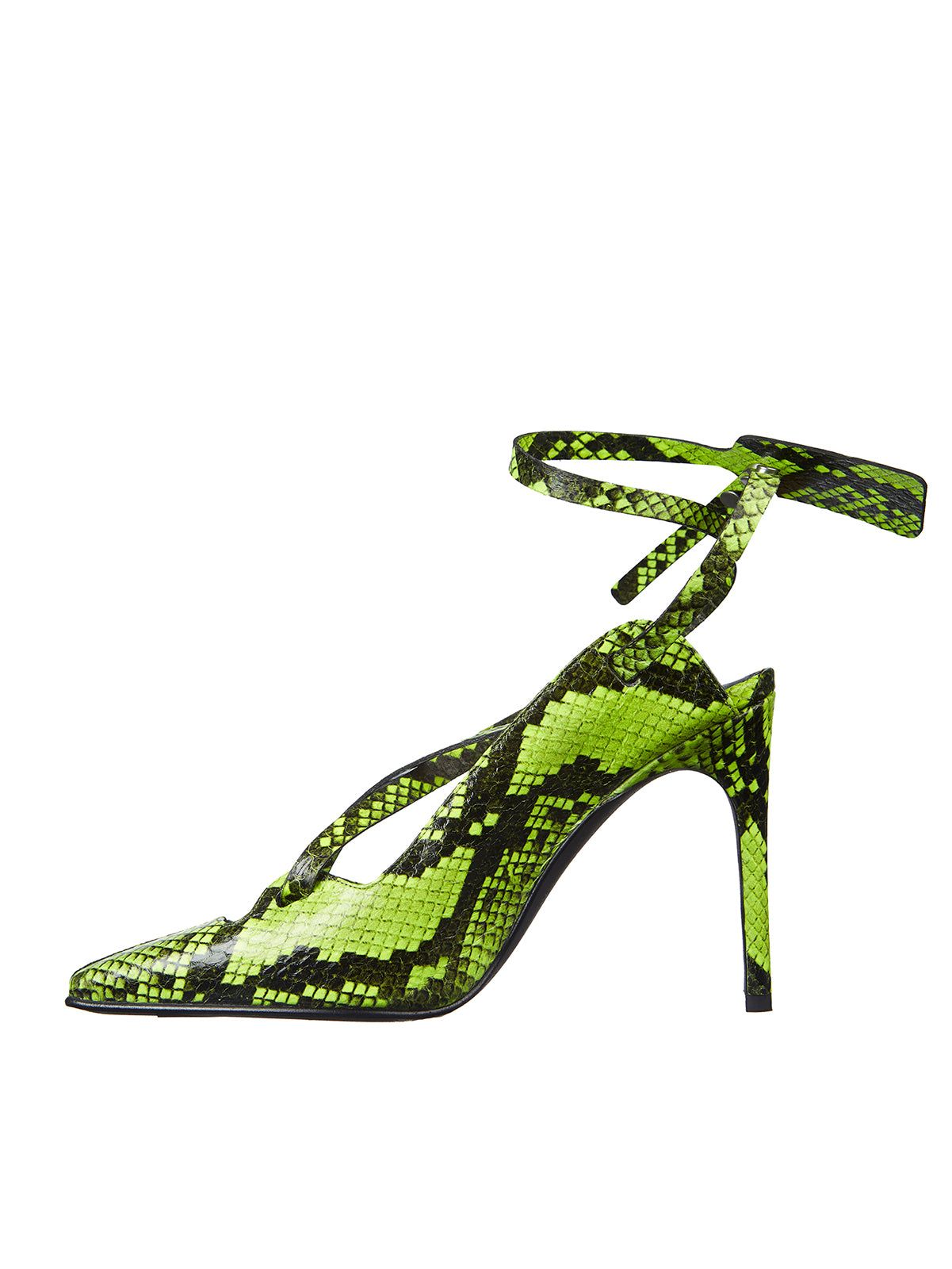 OFF-WHITE Python Sandal with Adjustable Strap for Women