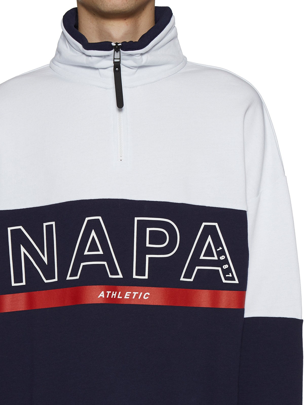 NAPAPIJRI Front Zip Men's Sweatshirt - Size 40