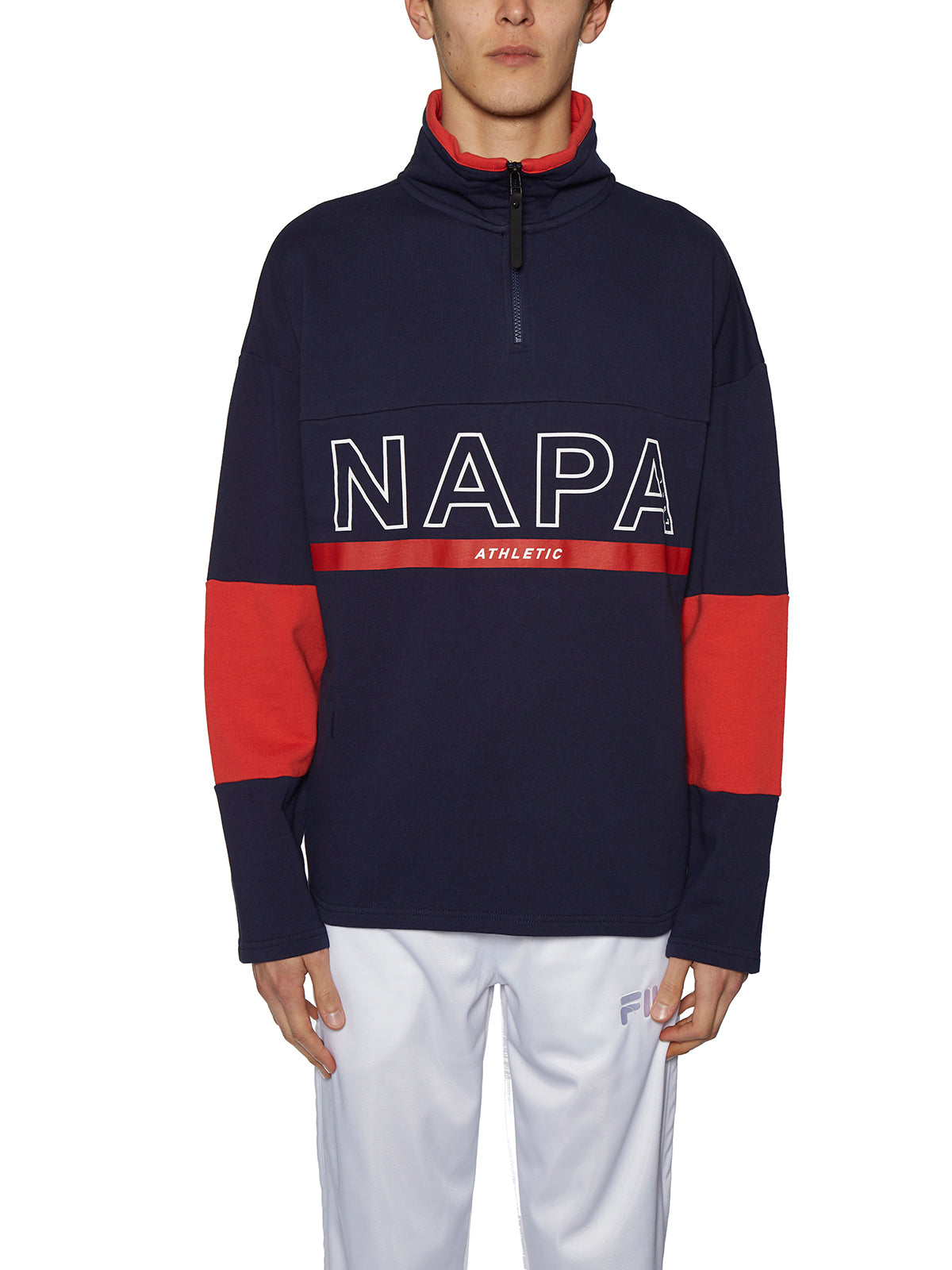 NAPAPIJRI Men's Mini Zip Sweatshirt