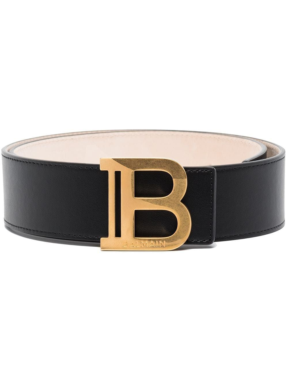 BALMAIN 4 CM Calf Leather Belt