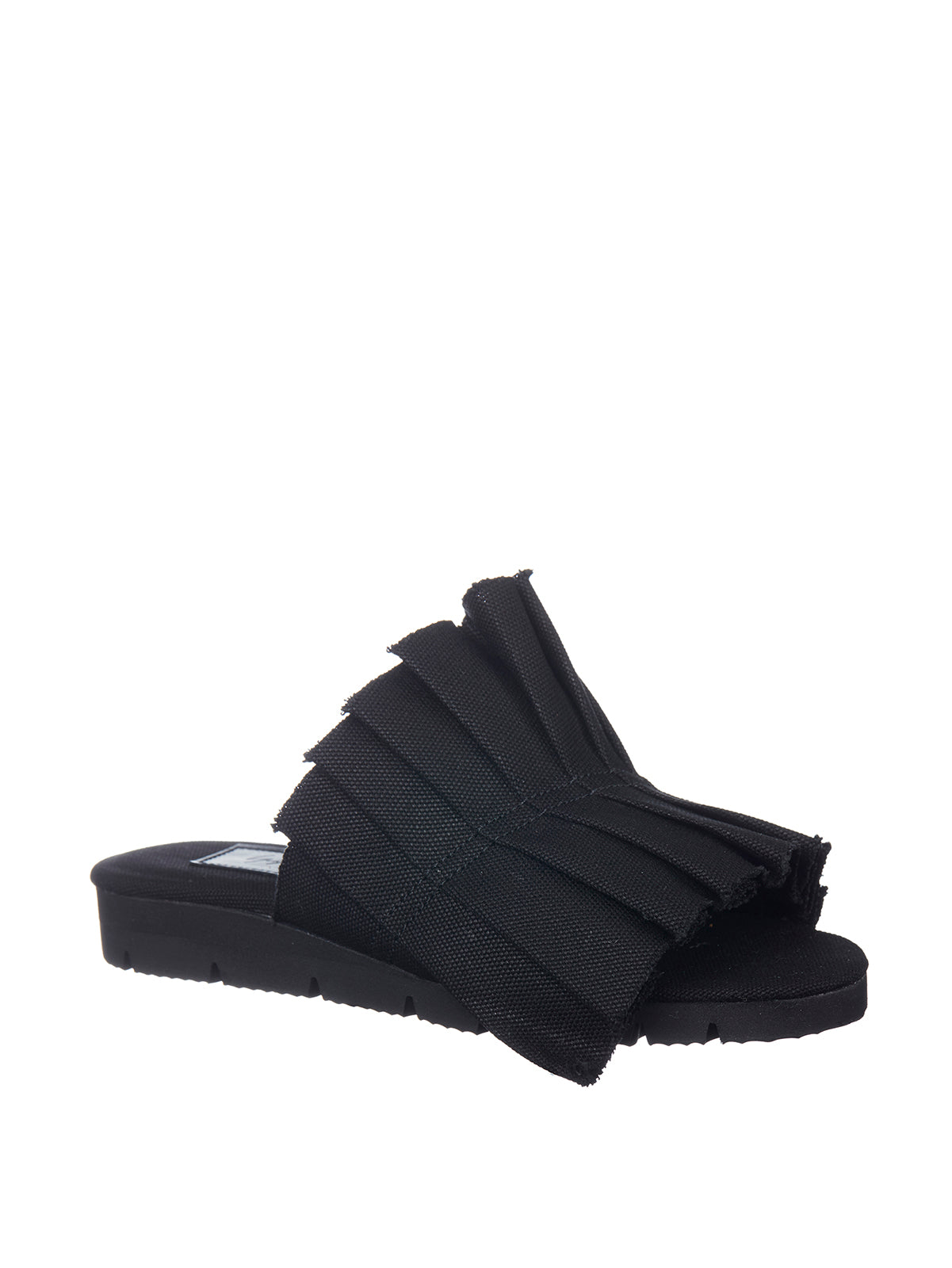 YOHJI YAMAMOTO Pleated Canvas Sandal