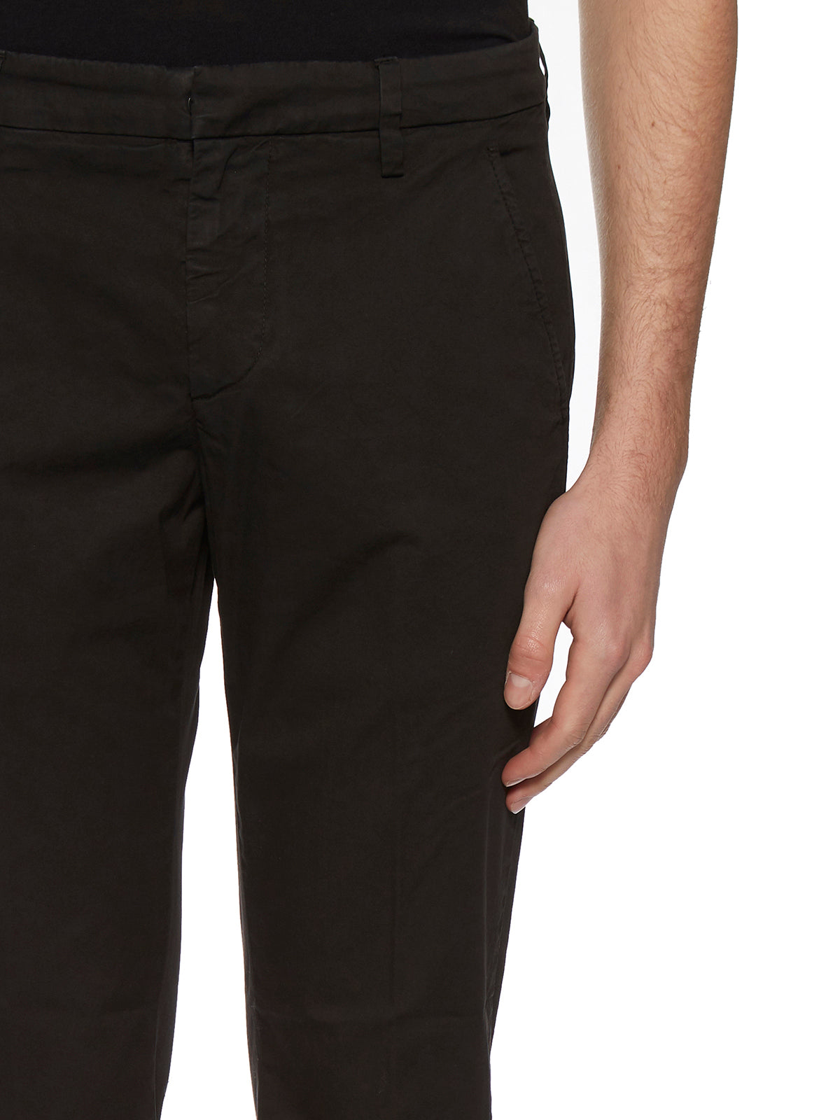 DONDUP Gabardine Cotton Trousers - Size 32