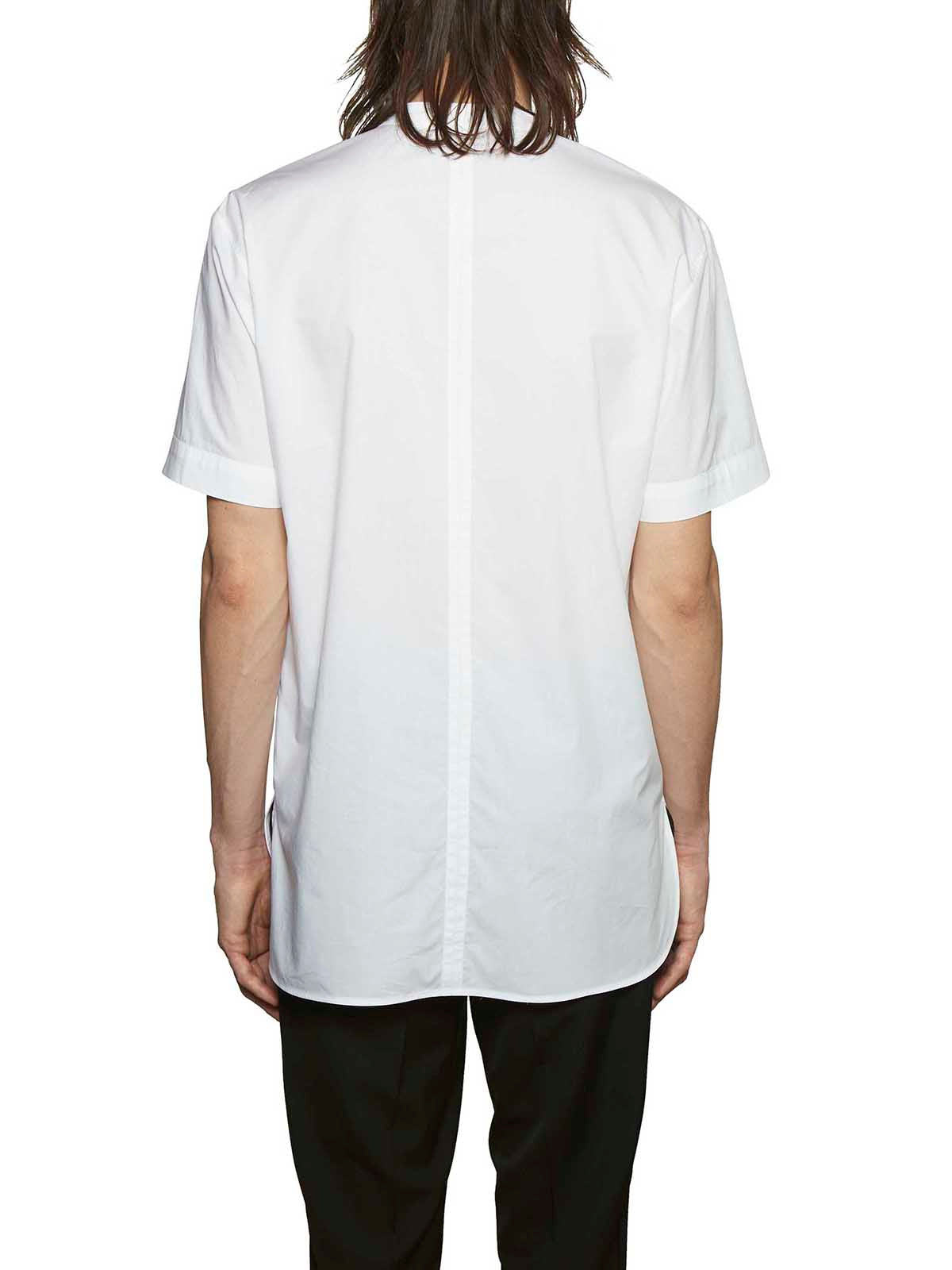 ISABEL BENENATO Modern Mandarin Collar Shirt - Size 48