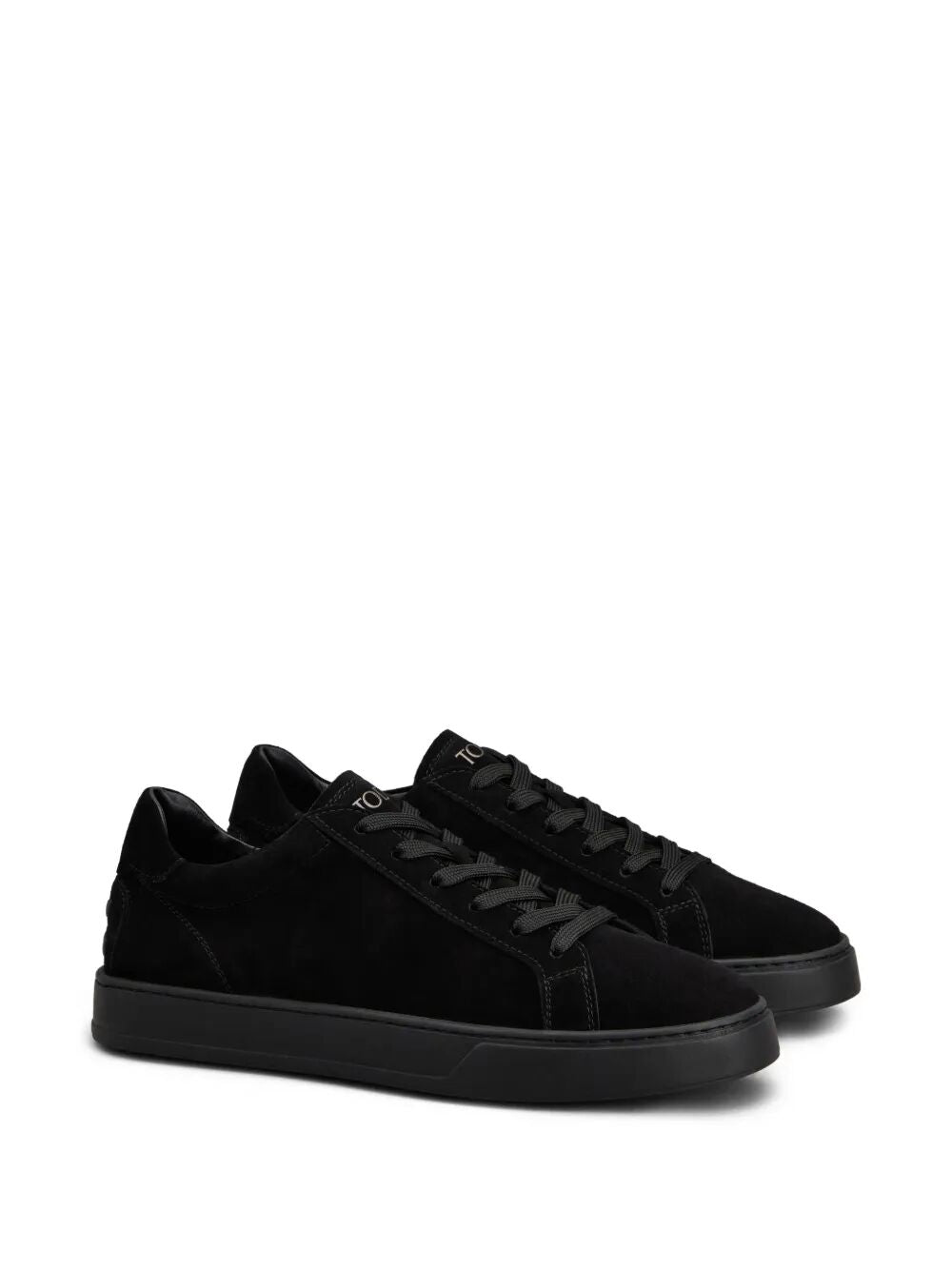 TOD'S Suede Sneakers with Stamped Logo