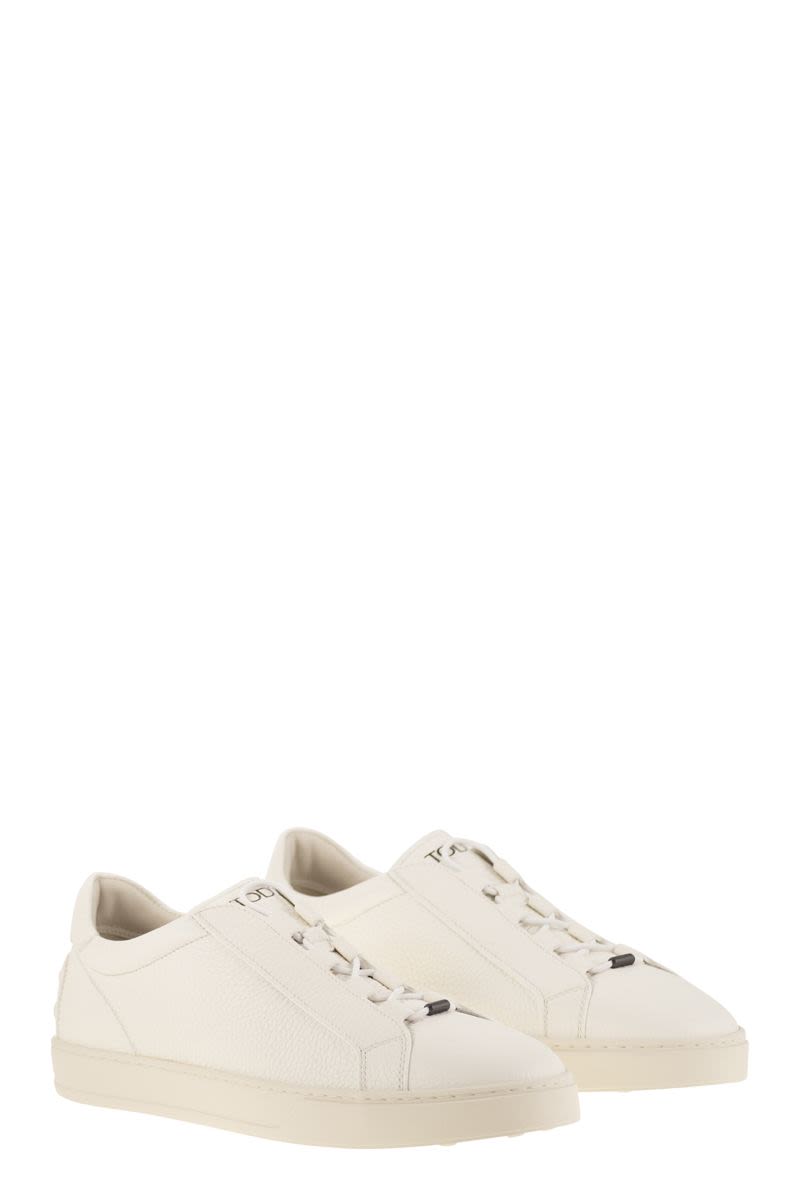 TOD'S Minimalist Leather Trainers - Men's Sneaker