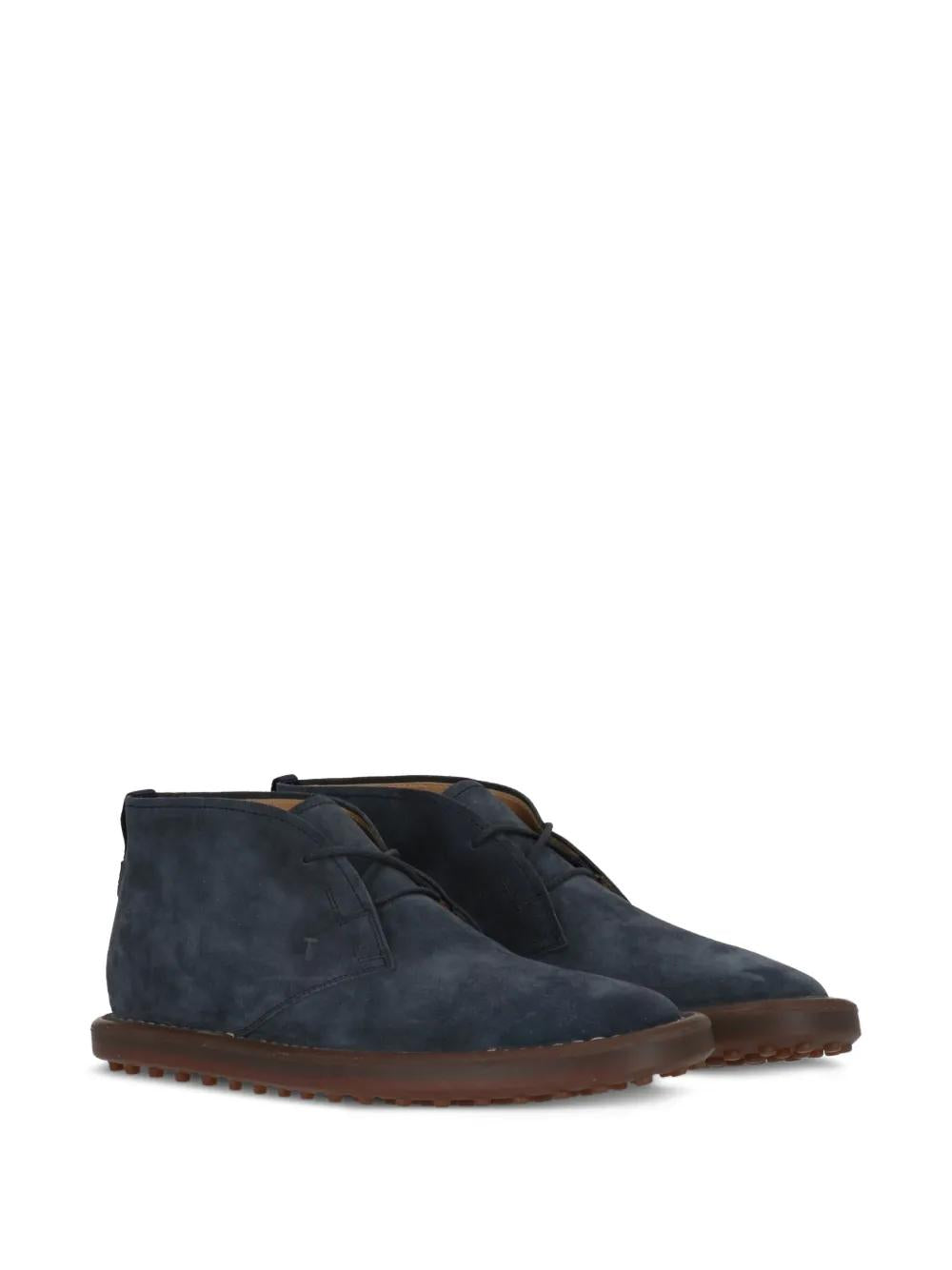 TOD'S Elegant Suede Ankle Boots for Men