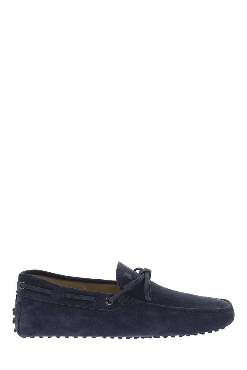 TOD'S Men's Suede Moccasin Driving Shoes