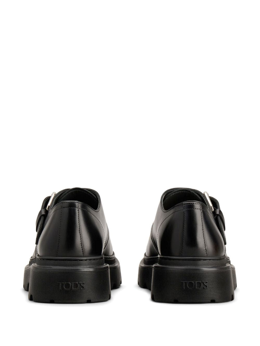 TOD'S Men's Fibbia Monk Carrarmato Moccasins - FW24 Collection