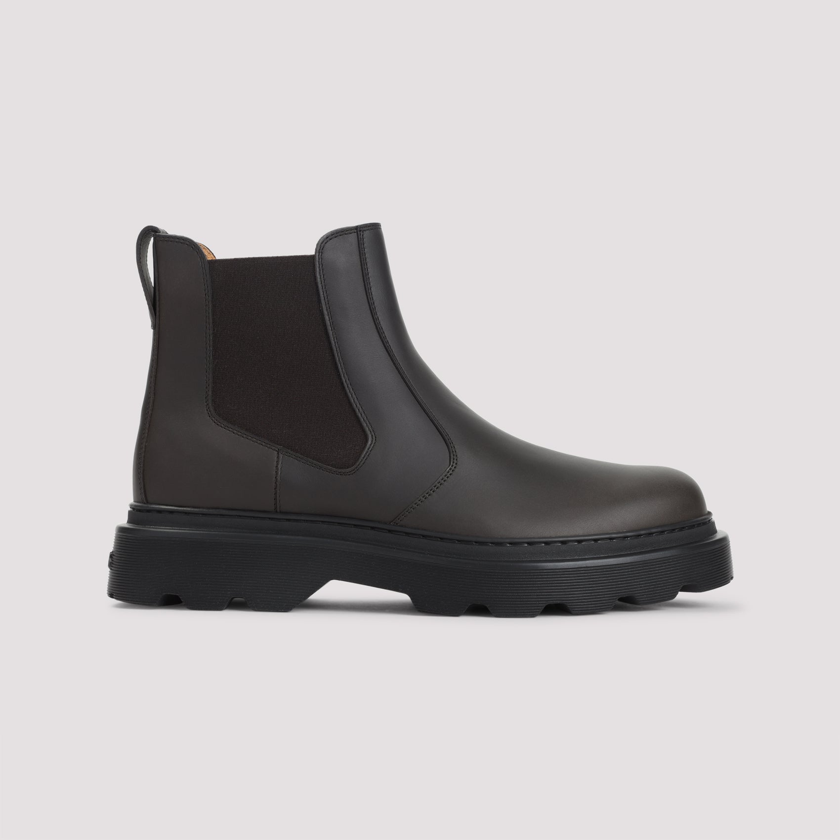 TOD'S Men's Leather Boots with 3.5cm Heel Height
