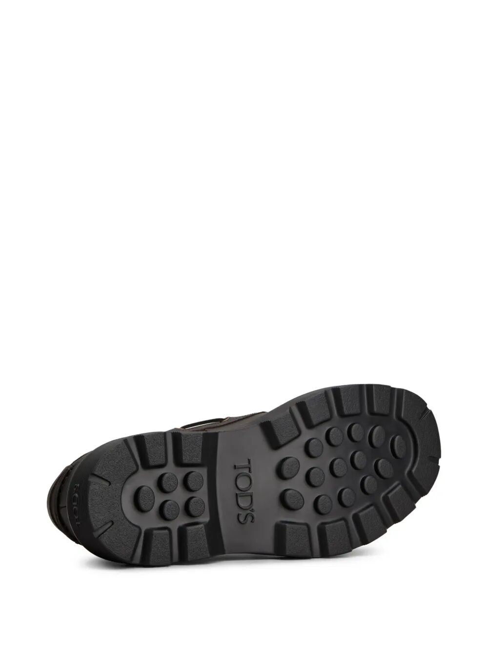 TOD'S Men's Leather Loafers with Front Button Fastening