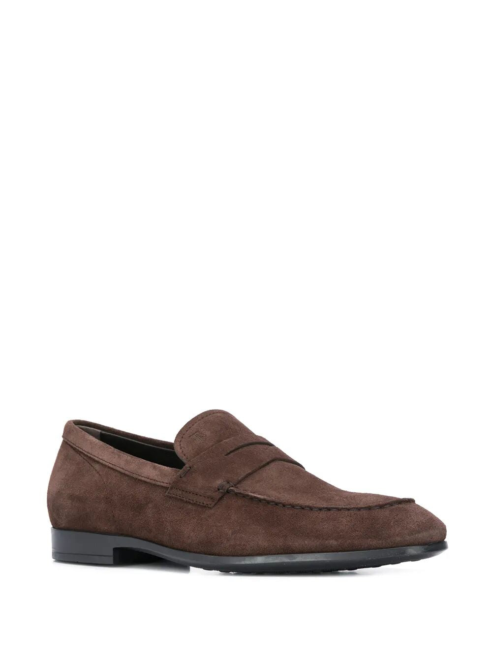 TOD'S Men's Suede Loafers - Round Toeline