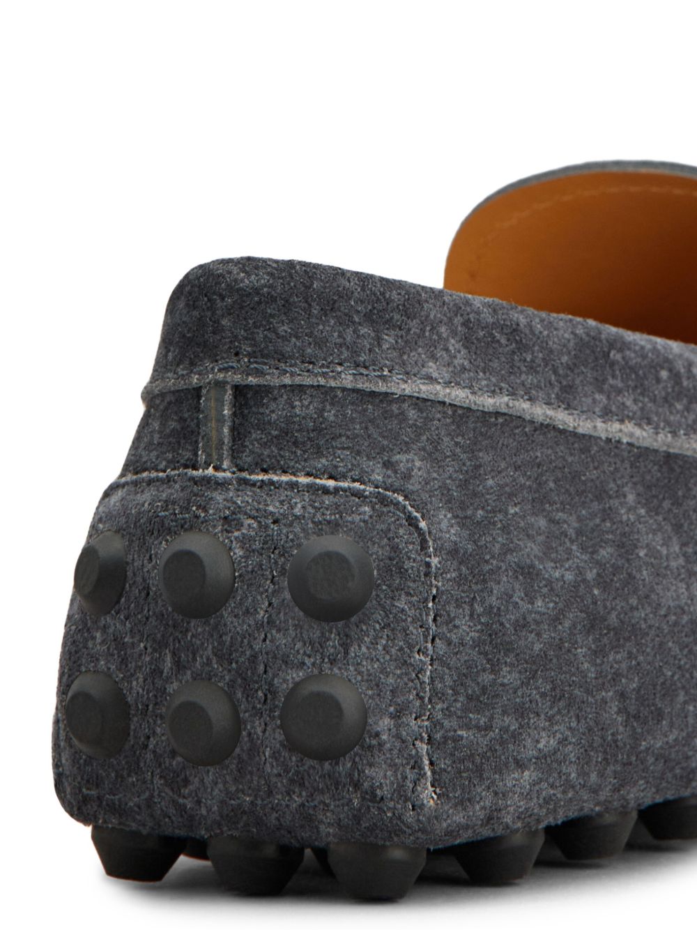 TOD'S Elegant Rubber Leather Loafers for Men