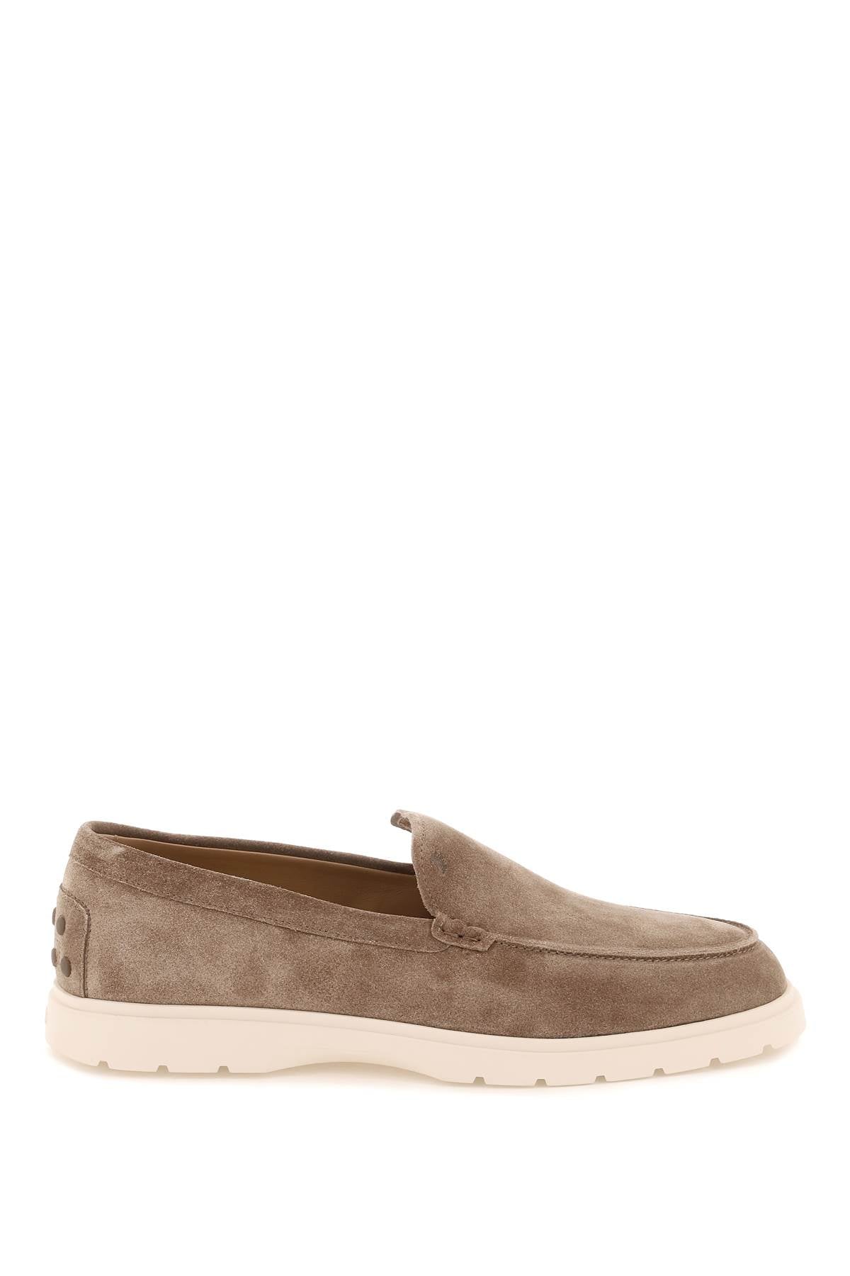 TOD'S Suede Slip-On Moccasins for Men