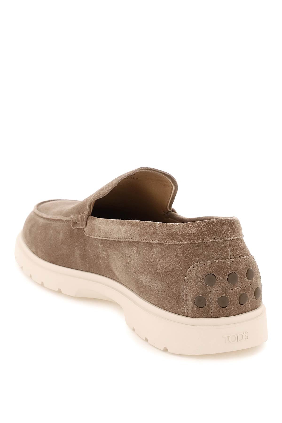 TOD'S Suede Slip-On Moccasins for Men
