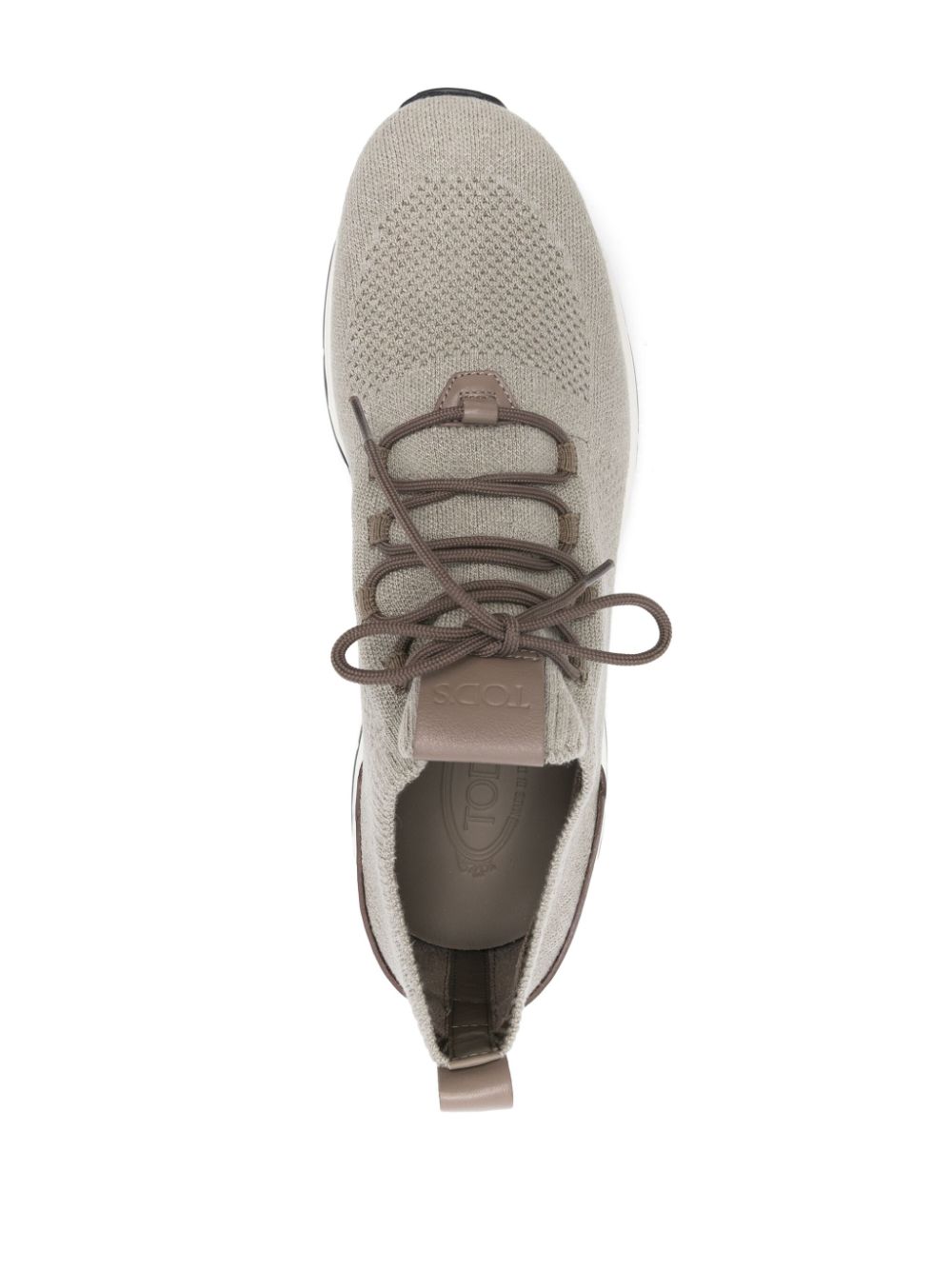 TOD'S Fabric and Leather Sneakers with Lace-Up Fastening for Men
