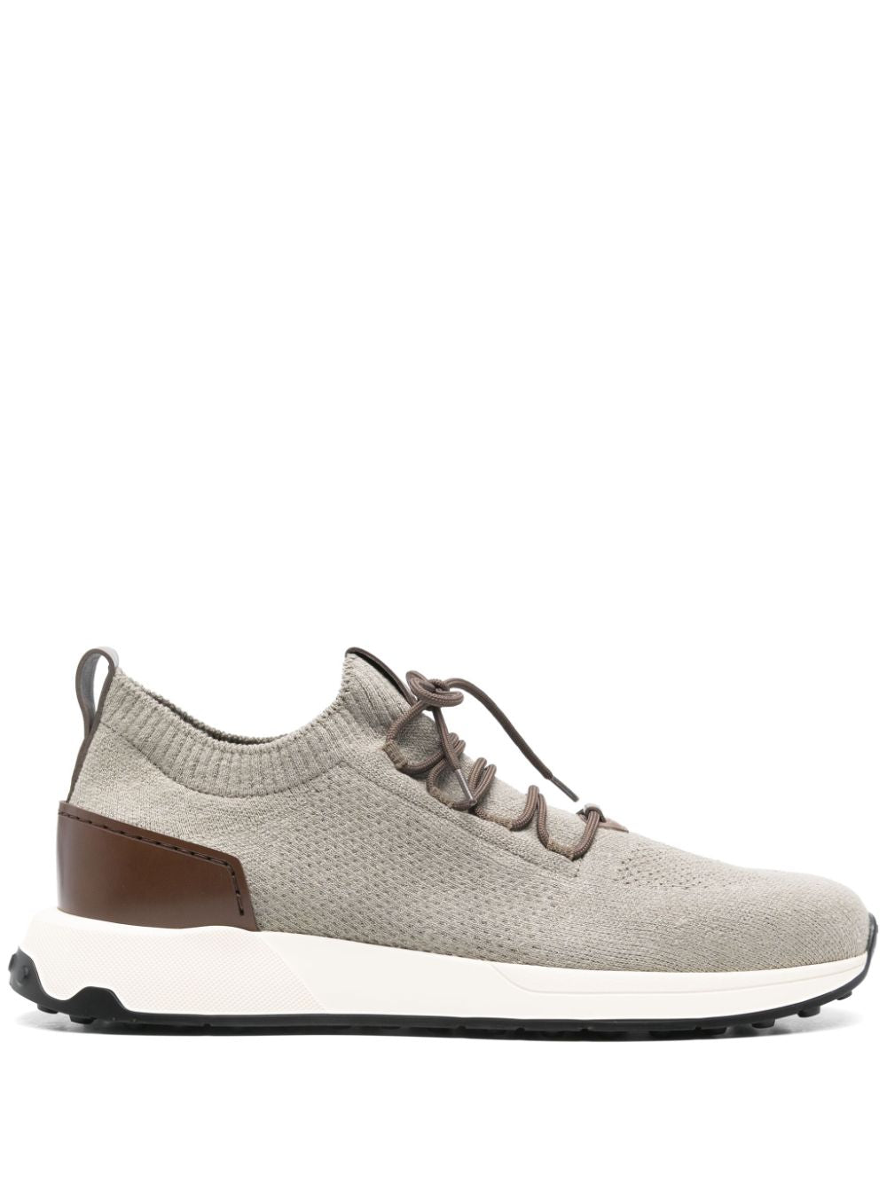 TOD'S Fabric and Leather Sneakers with Lace-Up Fastening for Men