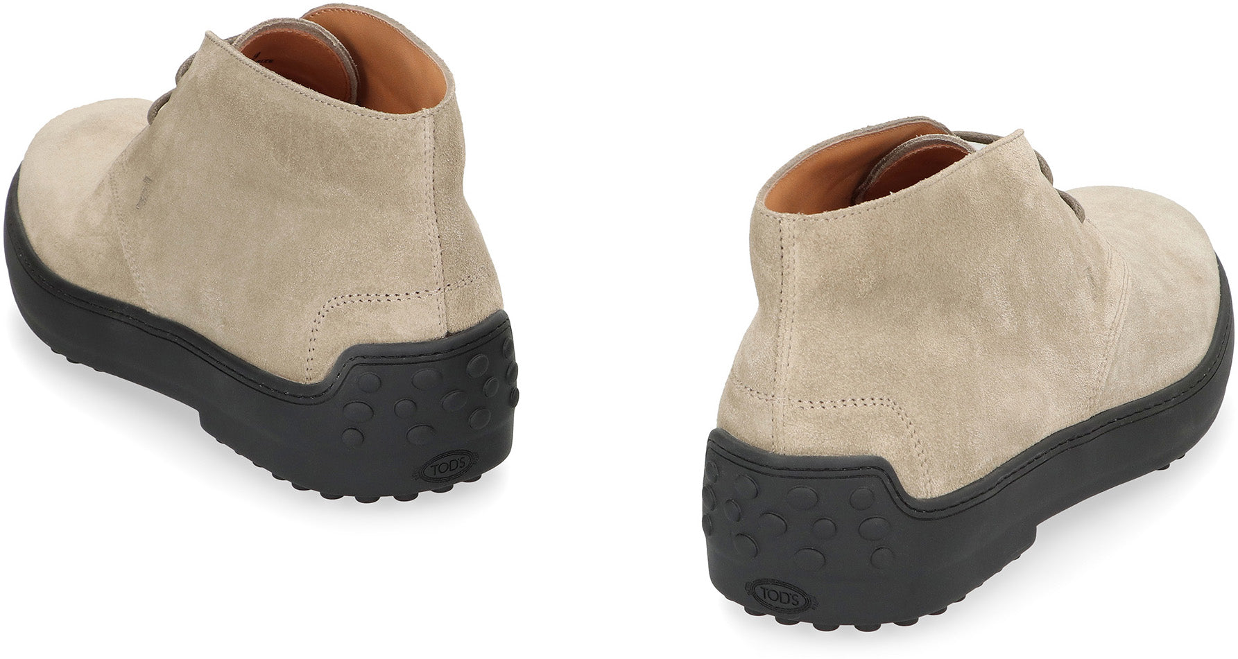 TOD'S Winter Rubber Suede Ankle Boots