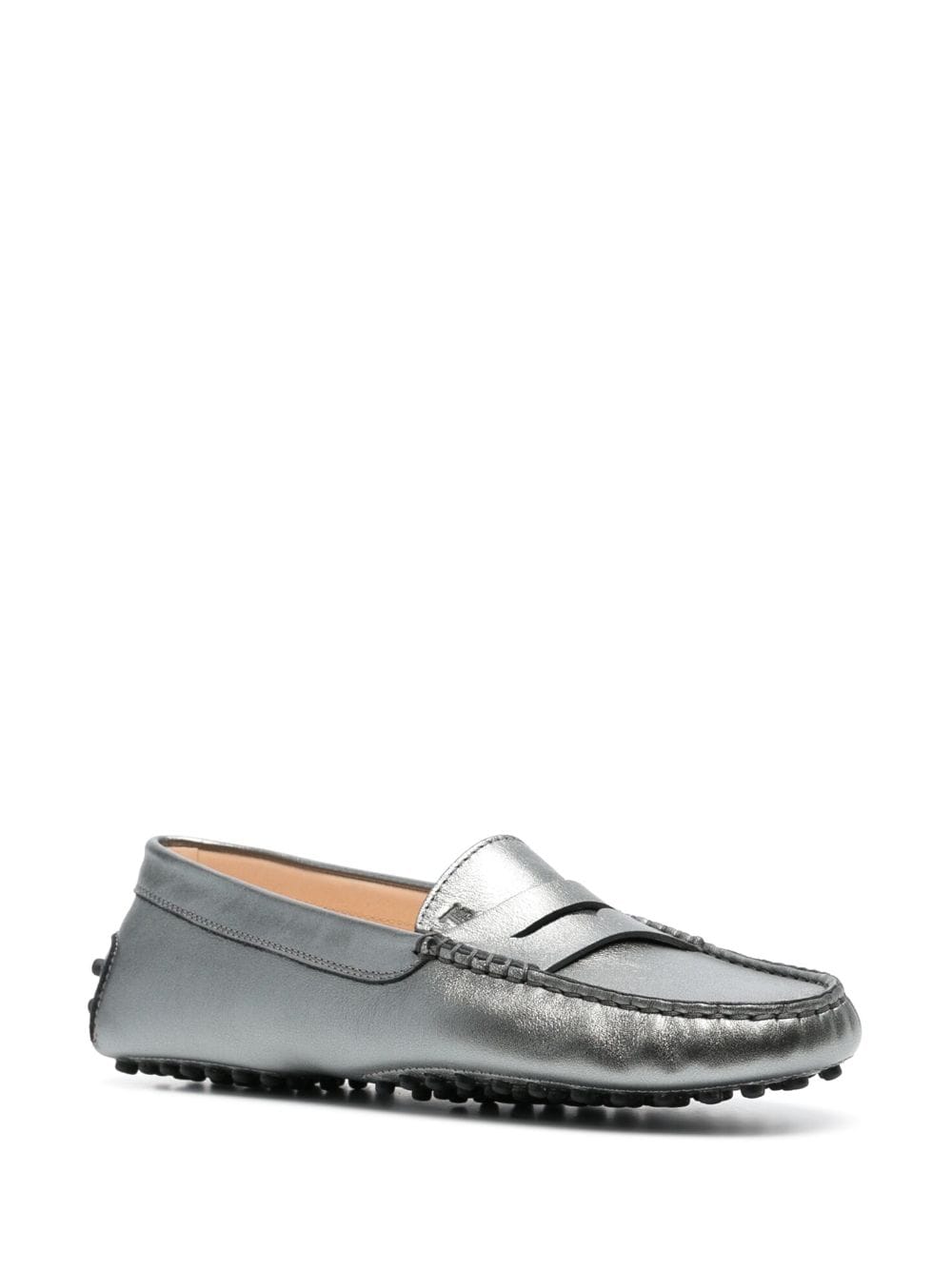 TOD'S 100% Leather Driving Loafers for Women
